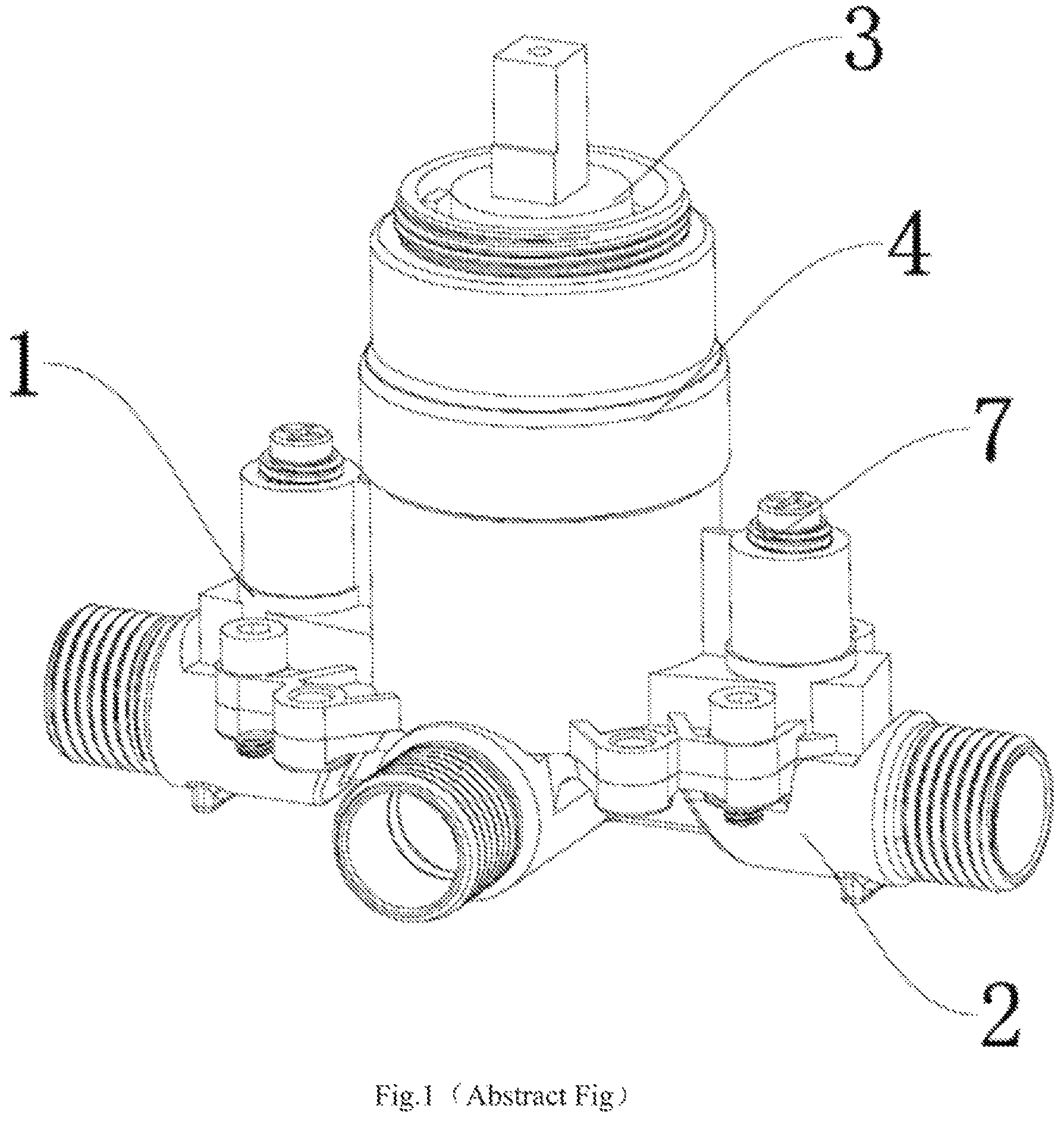 Patent US11814827 Figure 1 – Shower apparatus