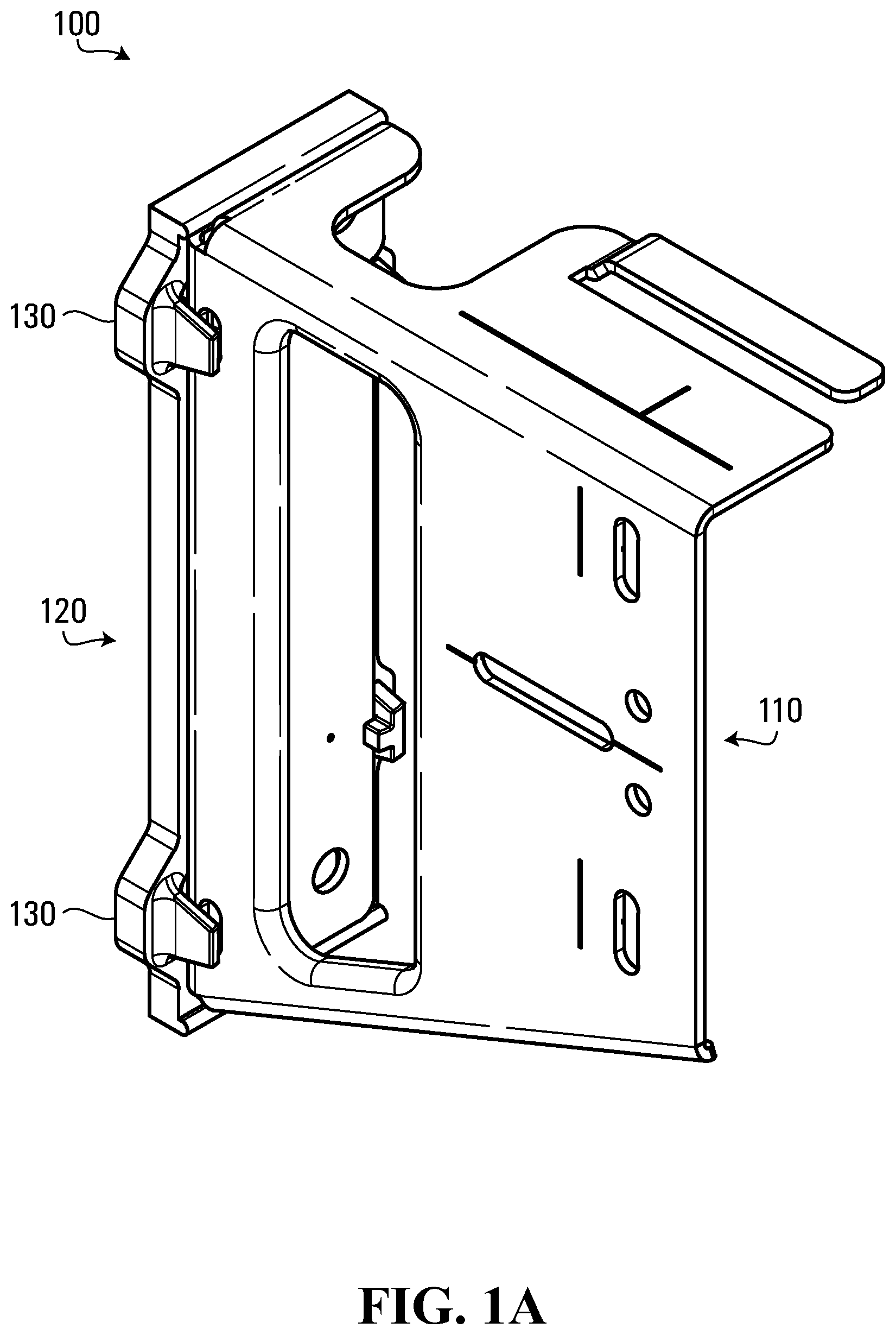 Patent US11814848 — Mounting clip assembly providing thermal barrier — Figure 1