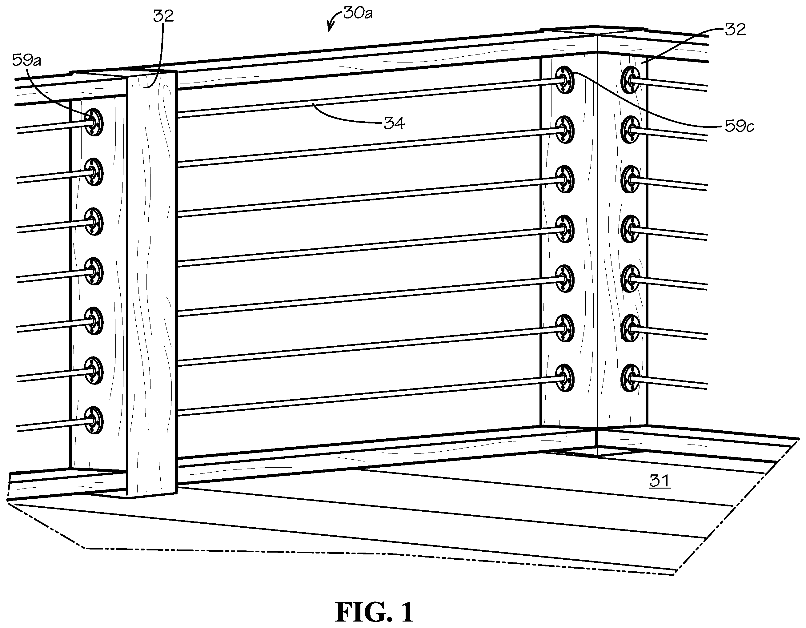 Patent US11814862 — Cable railing systems — Figure 1