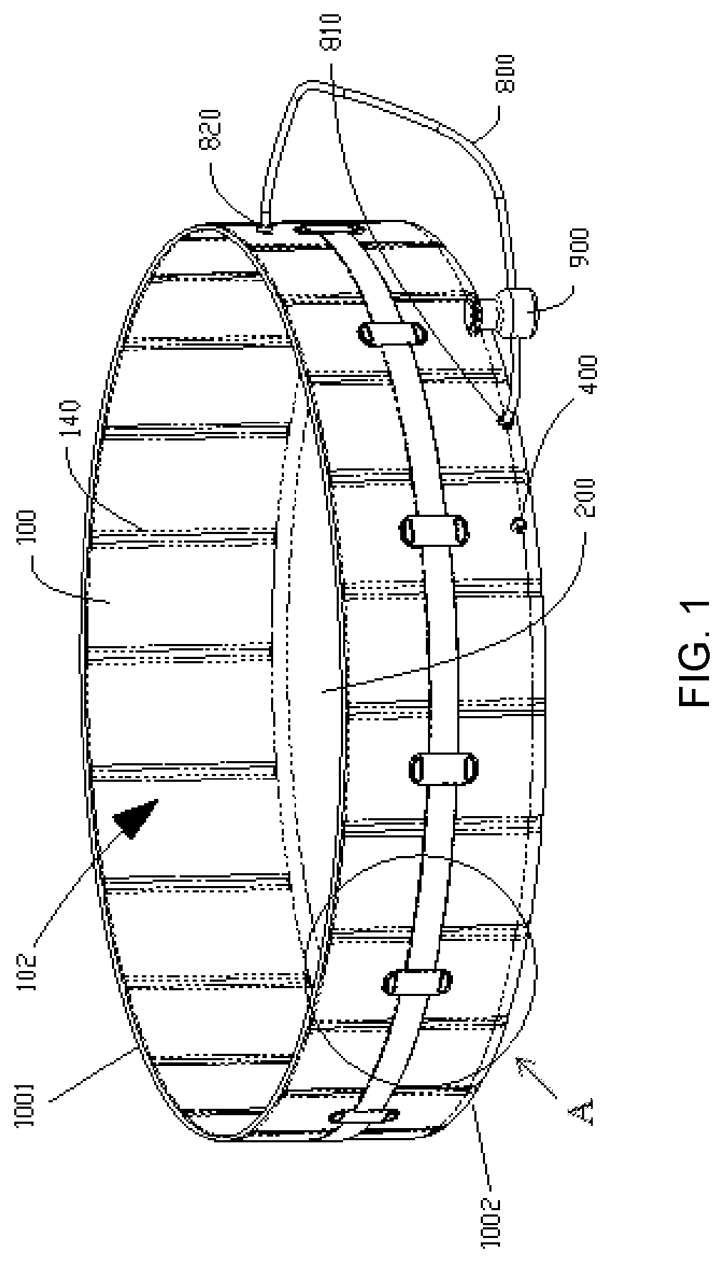 Patent US11814864 — Pool — Figure 1