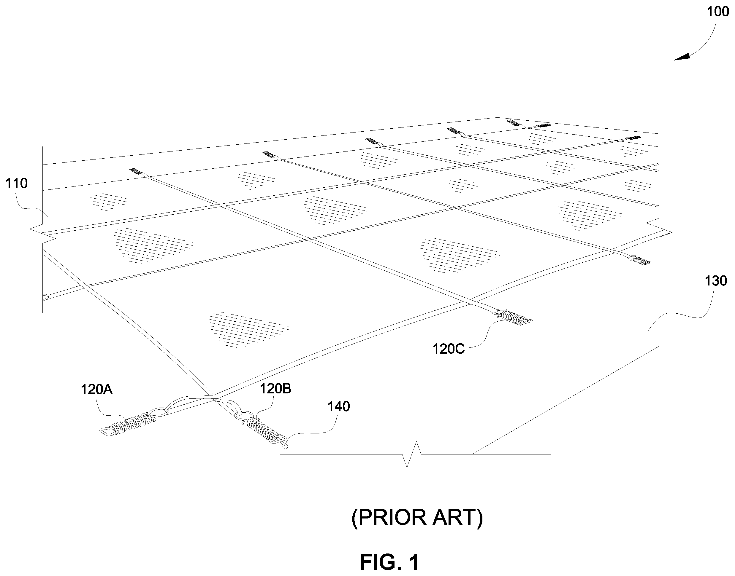 Patent US11814865 — Pool spring wrap — Figure 1