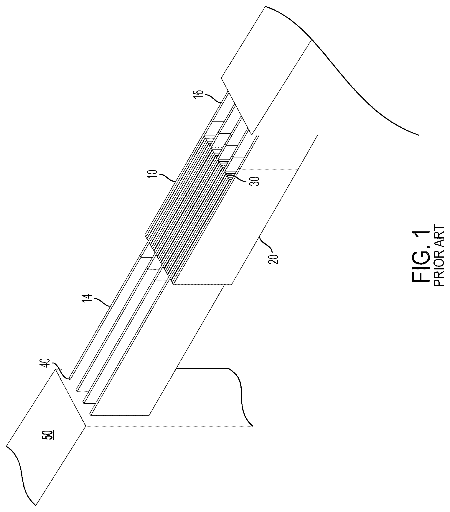 Patent US11814869 Figure 1 – Dual-phase vibration damping building coupling member with lock-up