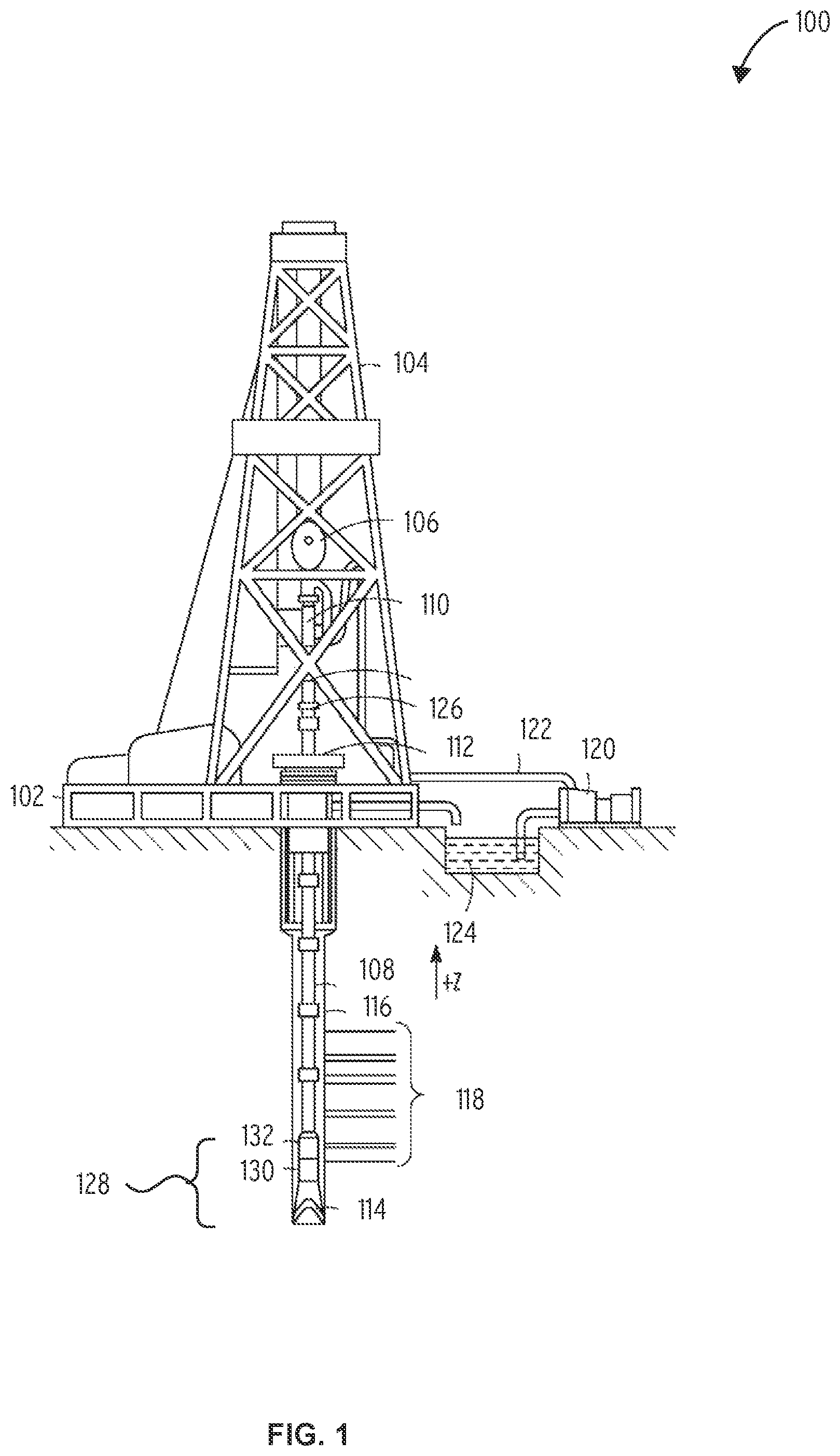 Patent US11814908 — Formation tester tool — Figure 1