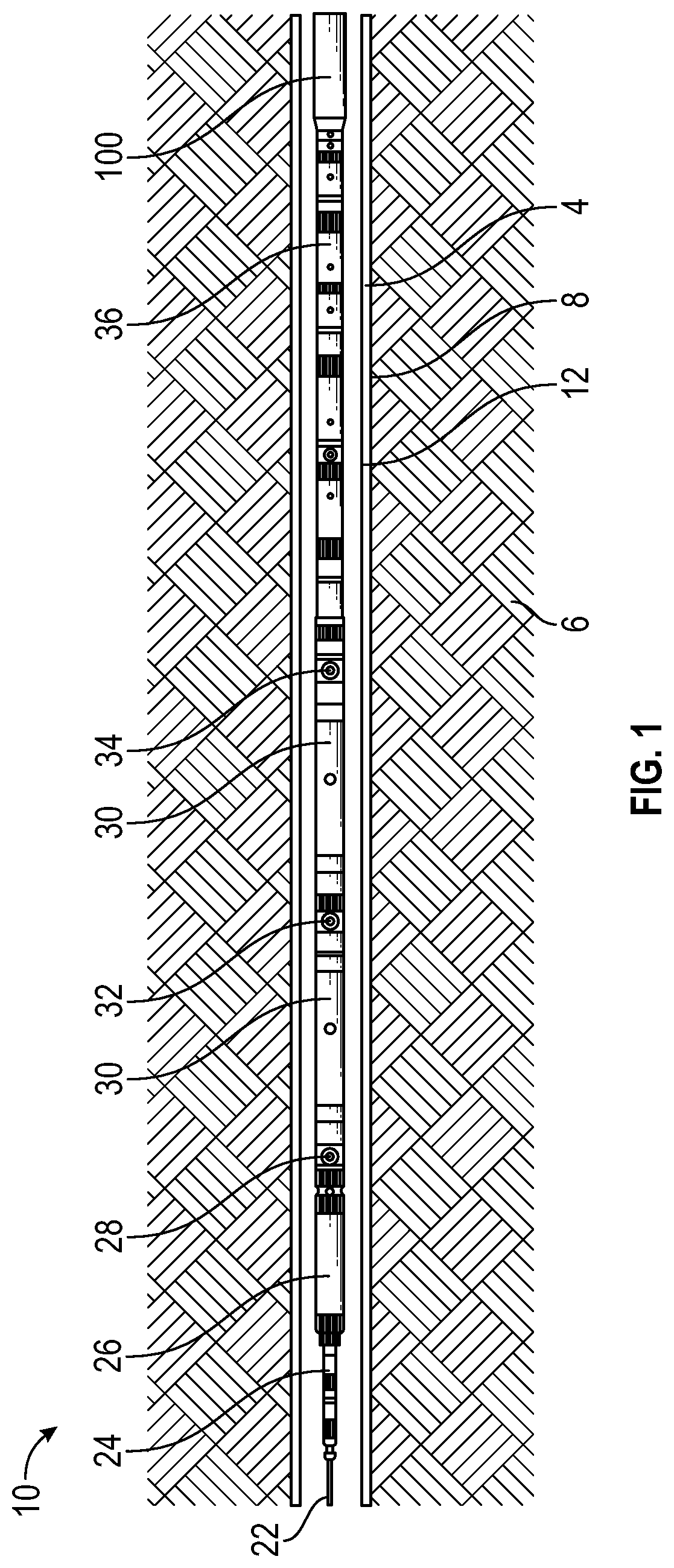 Patent US11814925 — Systems and methods for sealing a wellbore — Figure 1