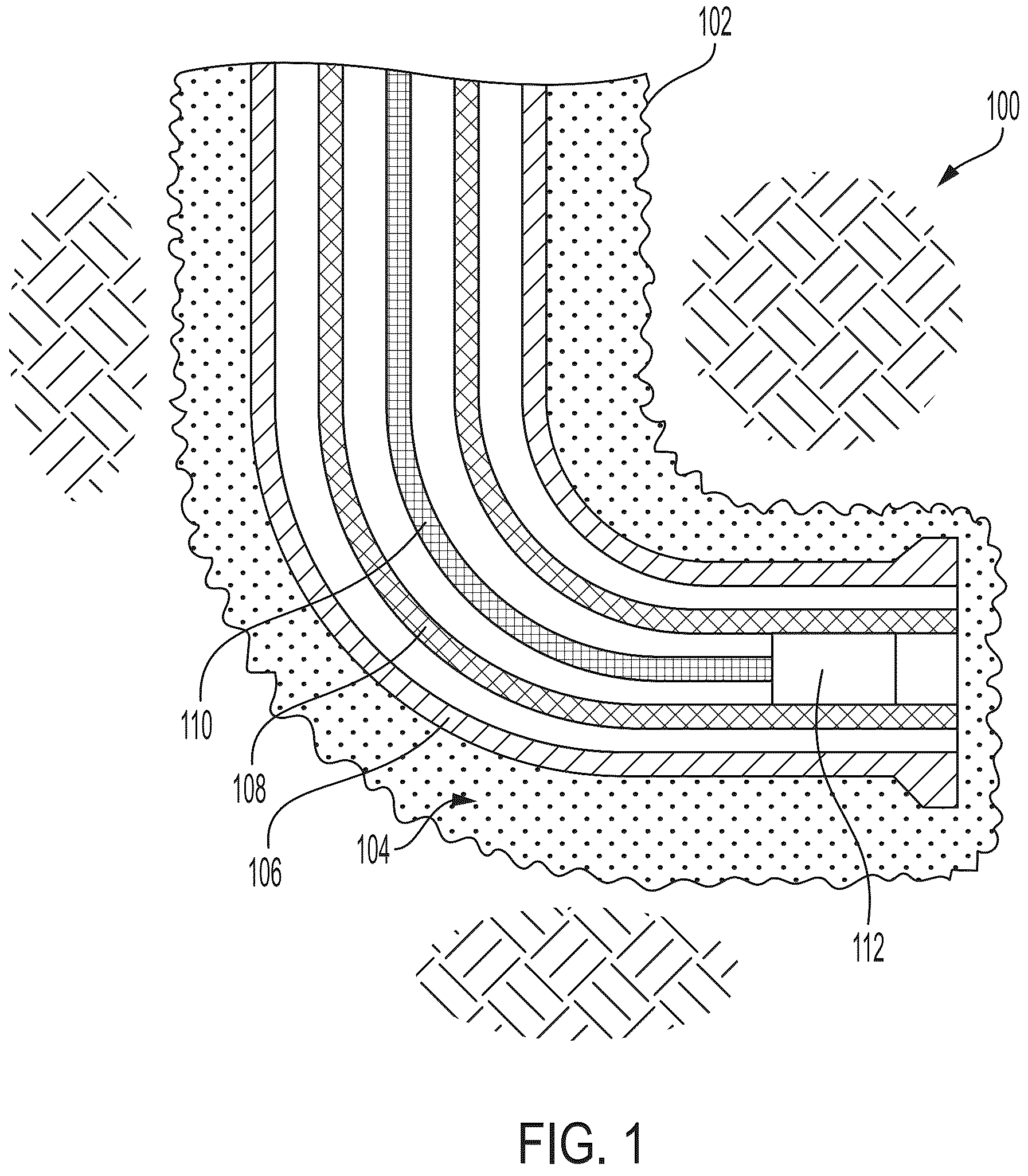 Patent US11814946 — Evaluating annular material in a wellbore using transient thermal response data — Figure 1