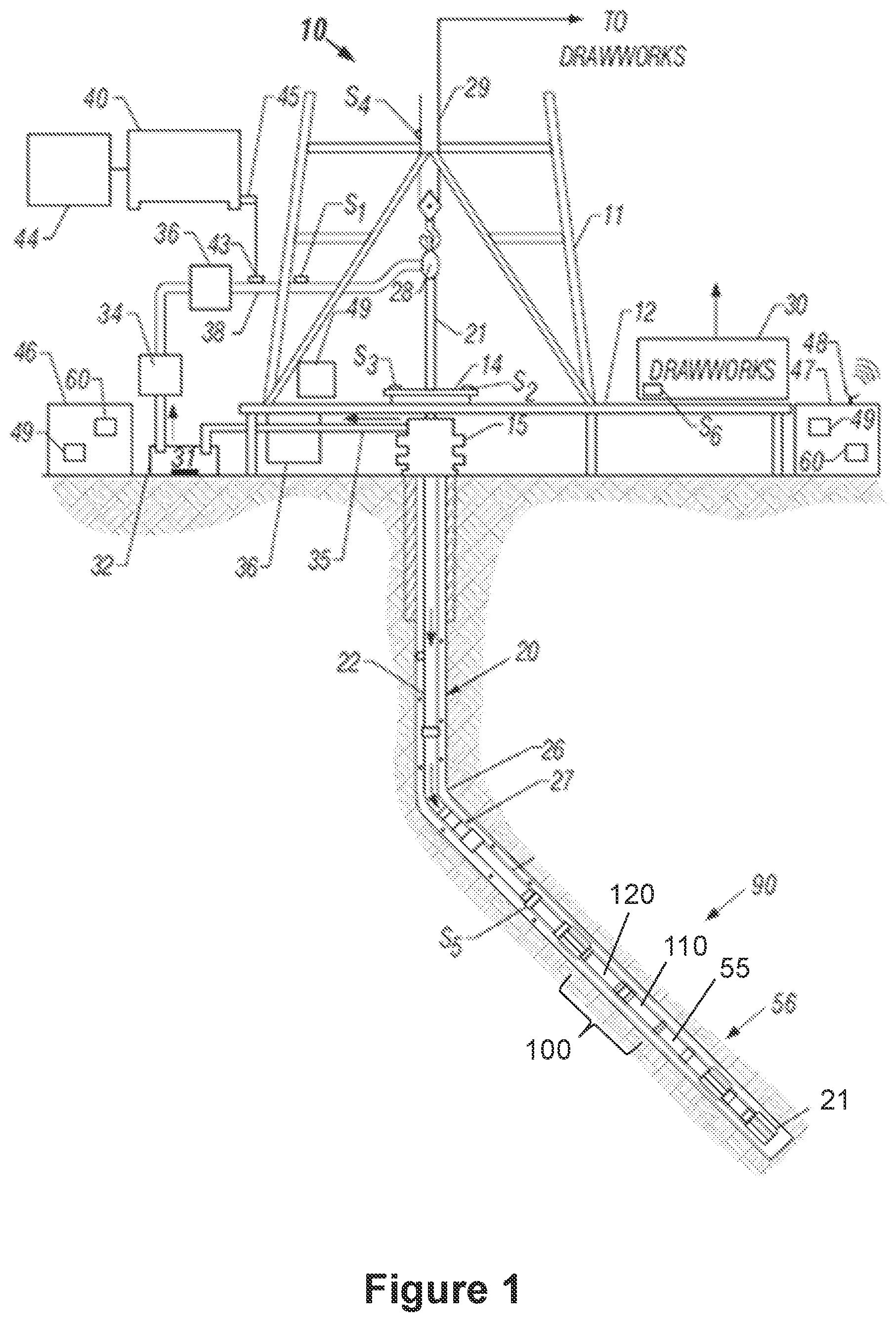 Patent US11814959 — Methods for increasing the amplitude of reciprocal extensions and contractions of a shock tool for drilling operations — Figure 1