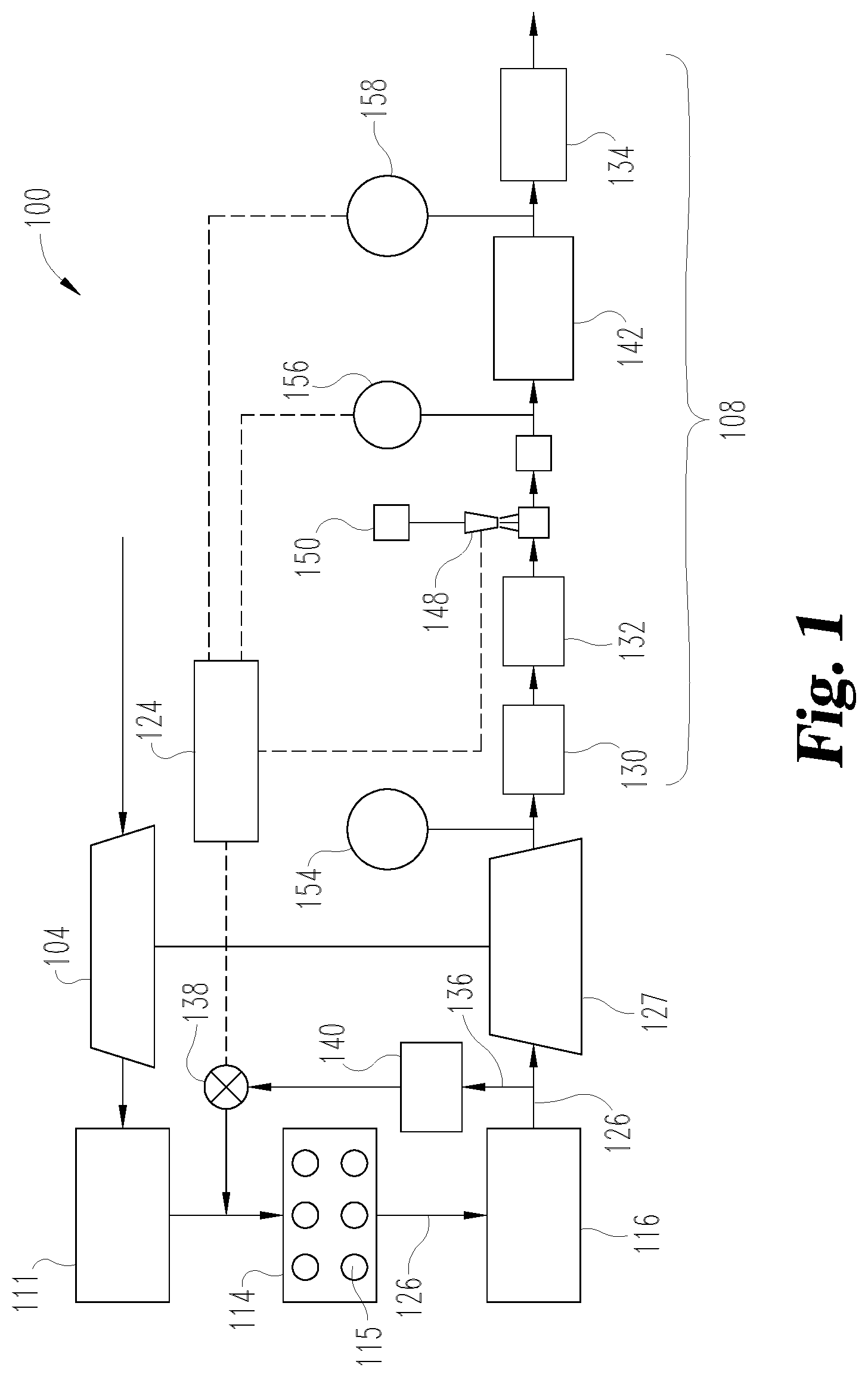 Patent US11814995 — Engine aftertreatment recycling apparatus, and system and method using same — Figure 1