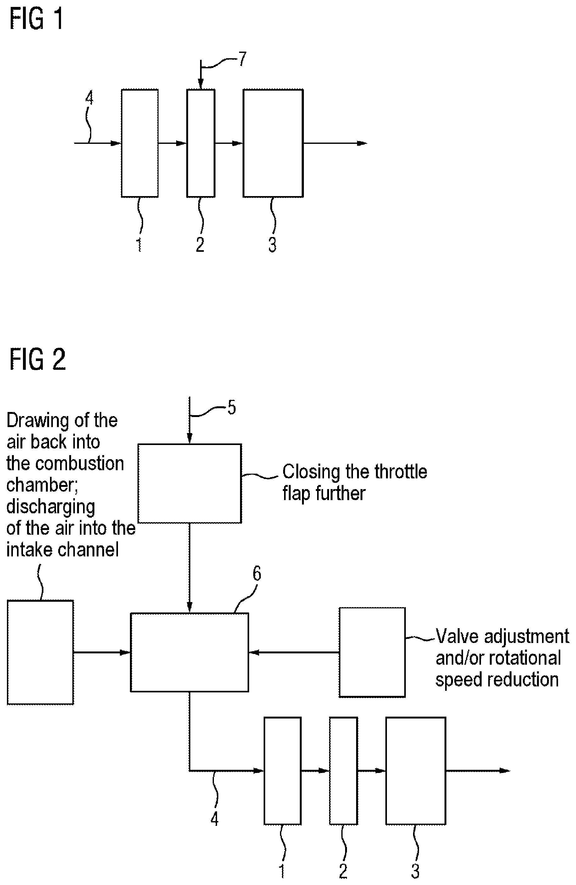 Patent US11814997 — Method for operating an exhaust gas cleaning system arranged in the exhaust line of an internal combustion engine, and exhaust gas cleaning system — Figure 1