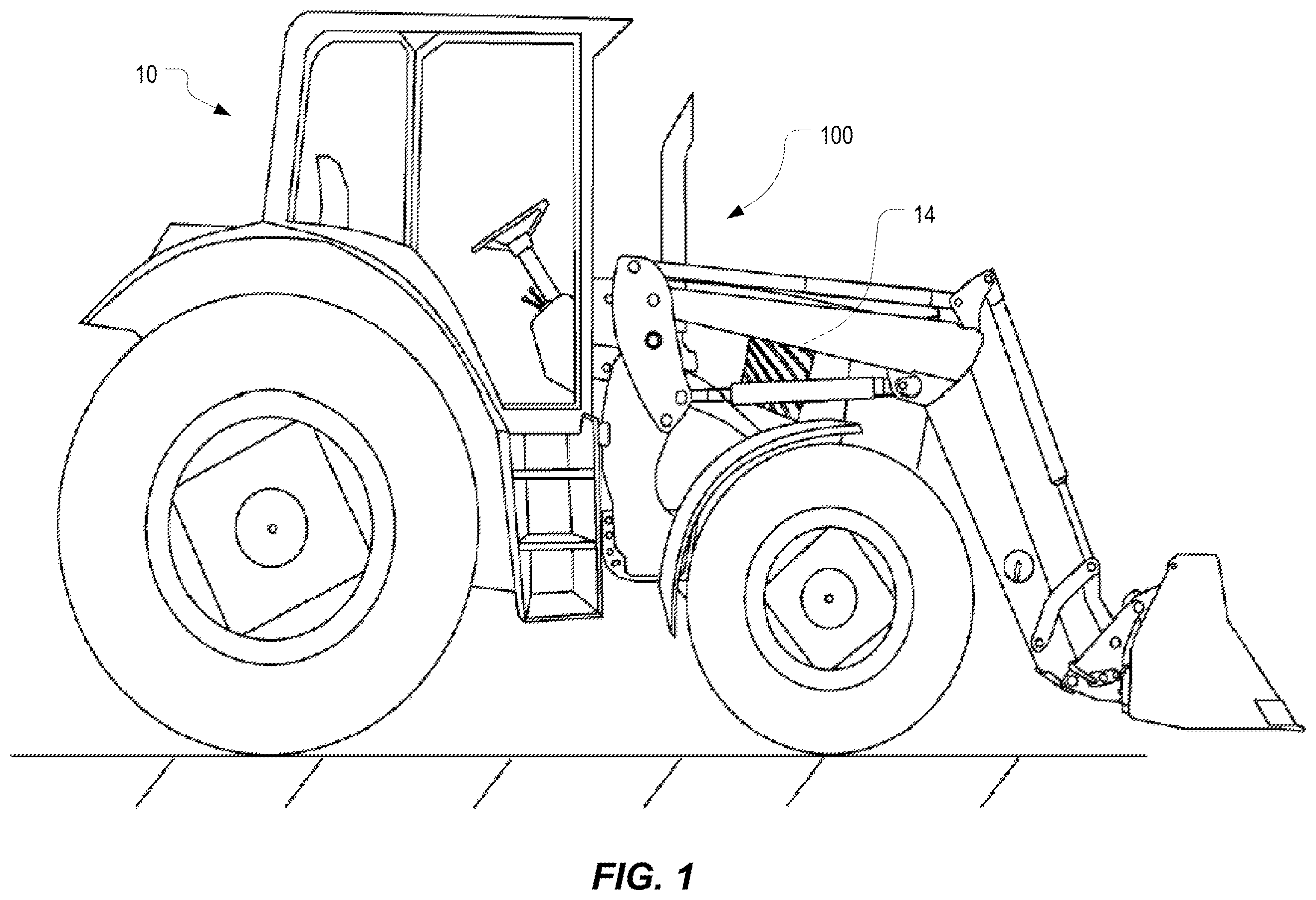 Patent US11815000 — Exhaust gas treatment system with improved low temperature performance — Figure 1