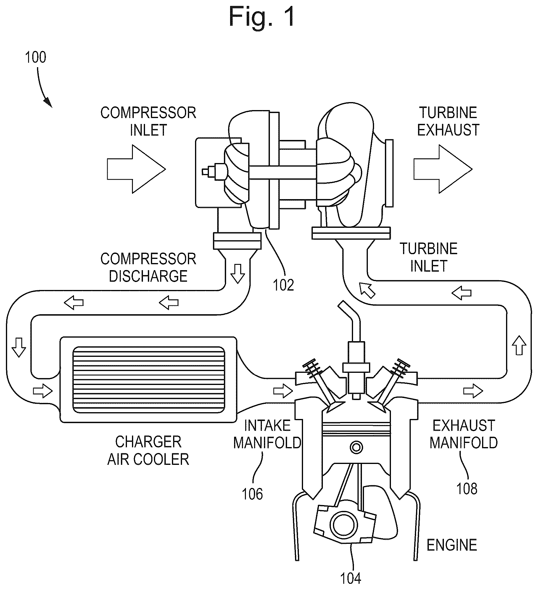 Patent US11815010 — Method of controlling a turbocharger — Figure 1