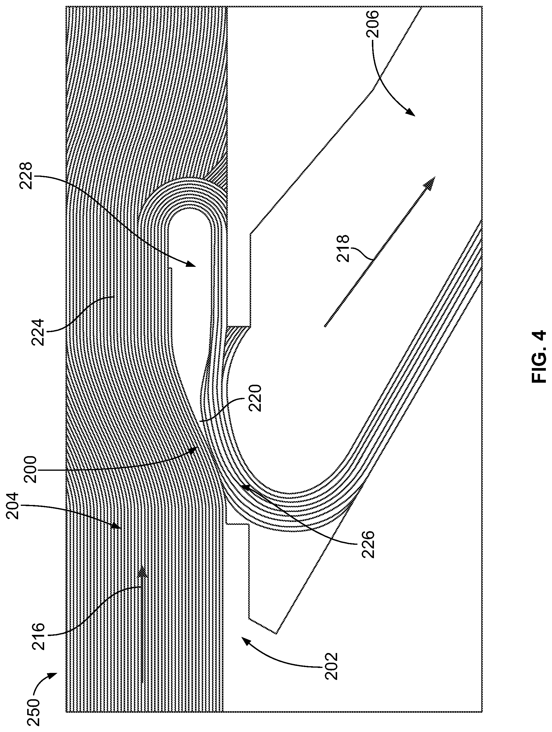 Patent US11815019 Figure 4 – Particle separators for turbomachines and method of operating the same