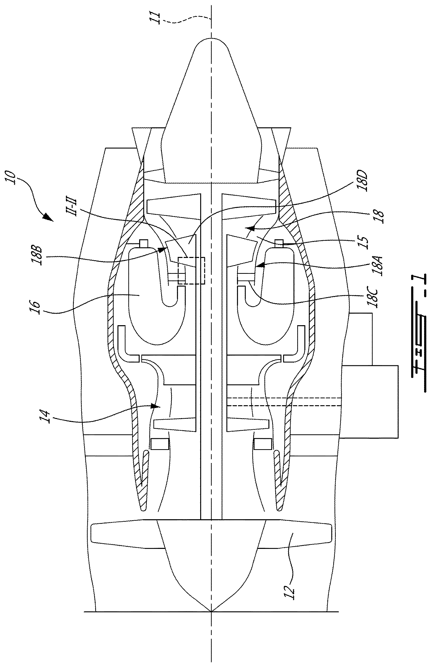 Patent US11815020 Figure 1 – Tangential on-board injector (TOBI) assembly