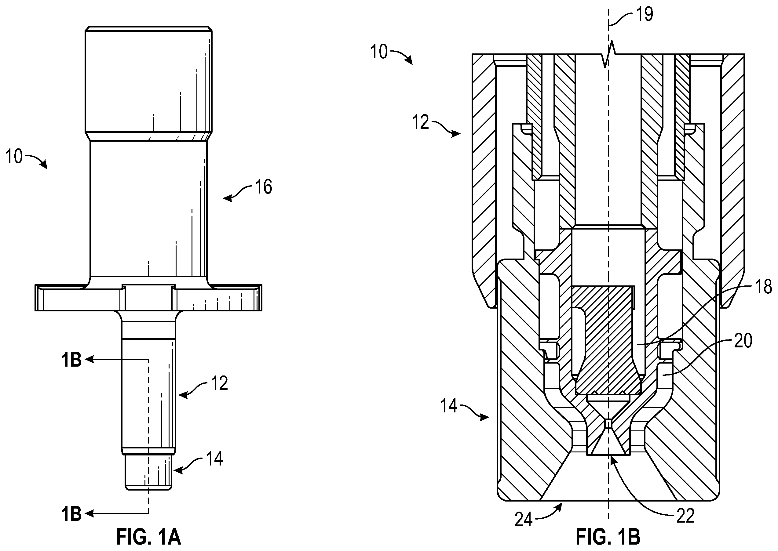 Patent US11815025 — Fuel nozzle — Figure 1