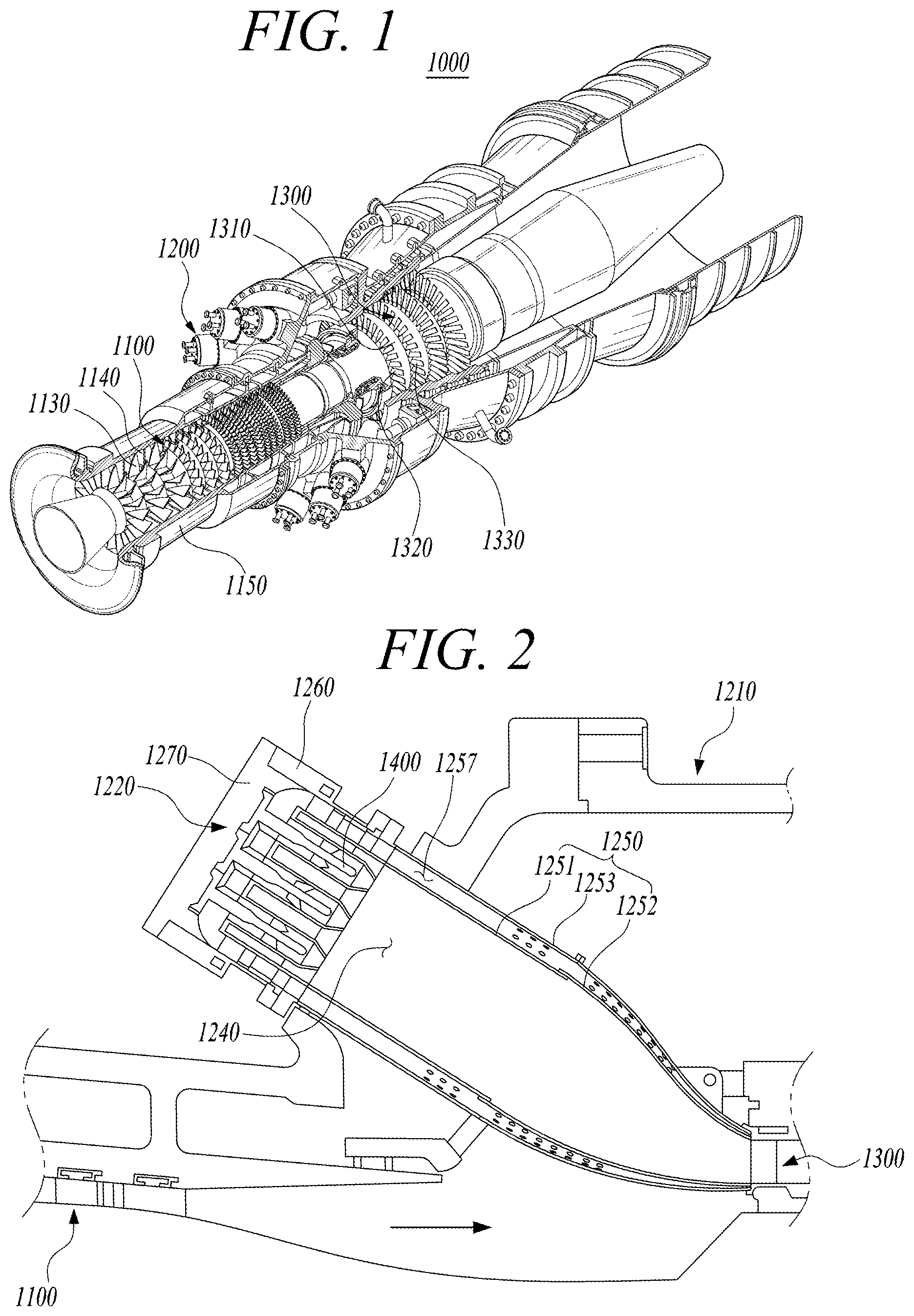 Patent US11815026 — Combustor nozzle, and combustor and gas turbine including the same — Figure 1