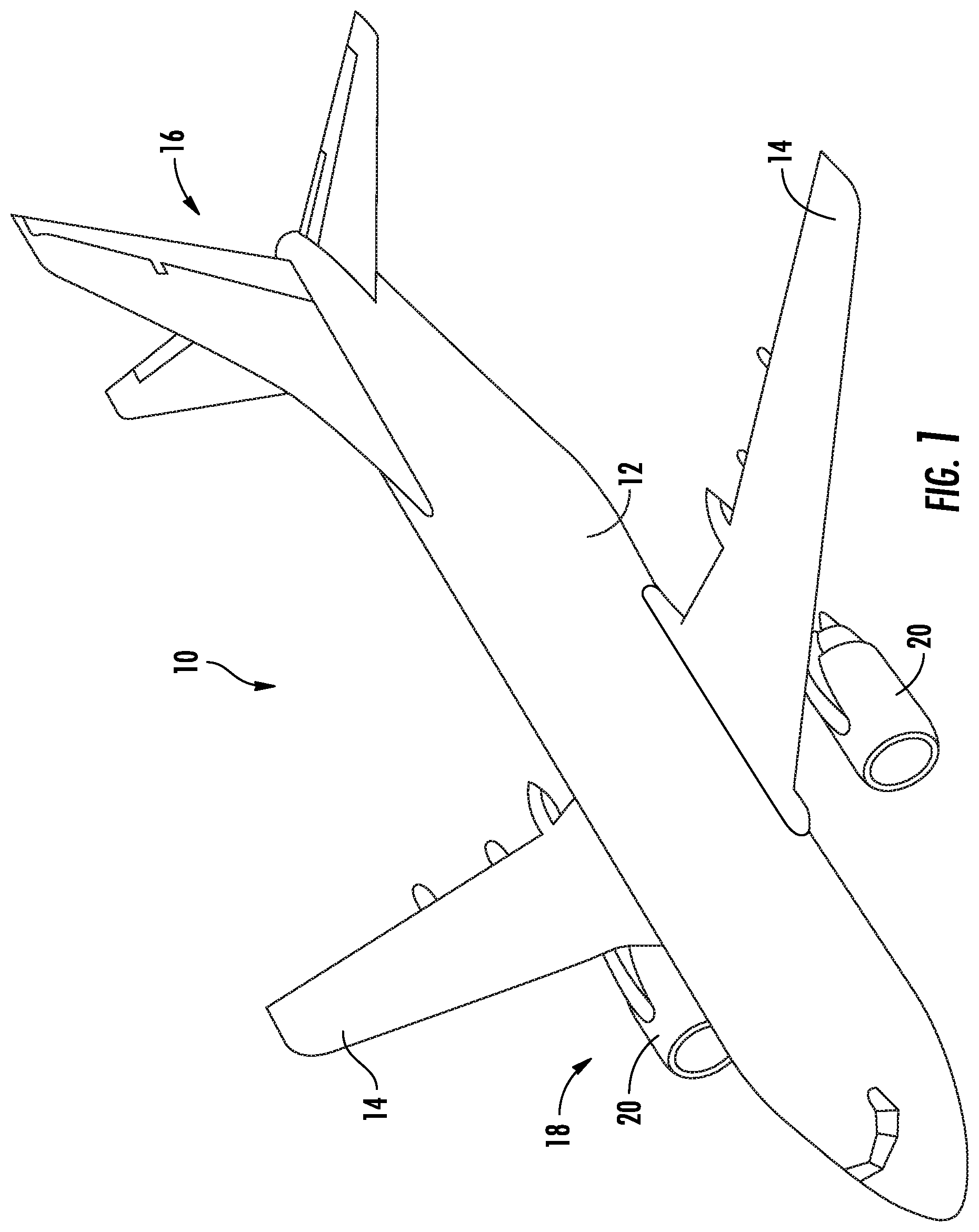 Patent US11815030 — Contrail suppression system — Figure 1