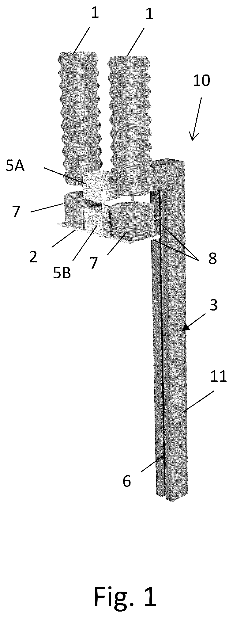 Patent US11815070 — Energy converting device — Figure 1
