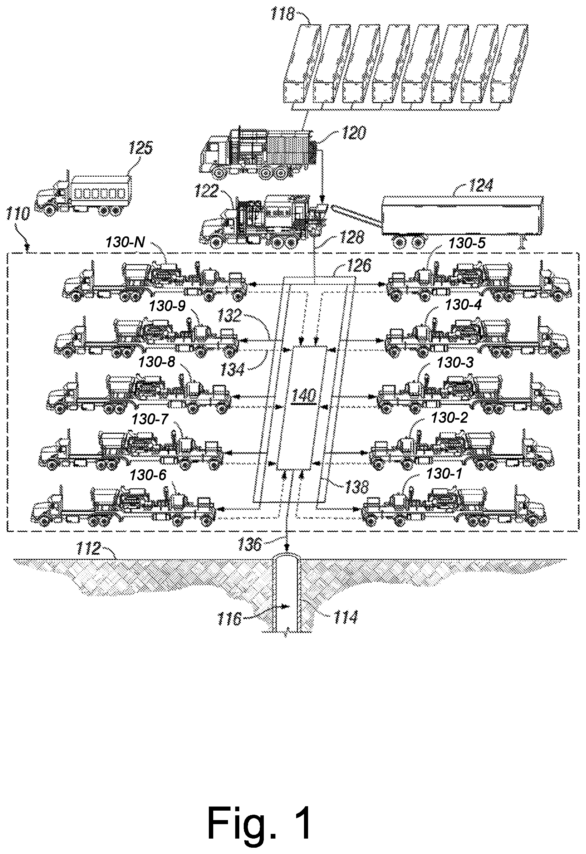 Patent US11815083 — Fracturing operations pump fleet balance controller — Figure 1