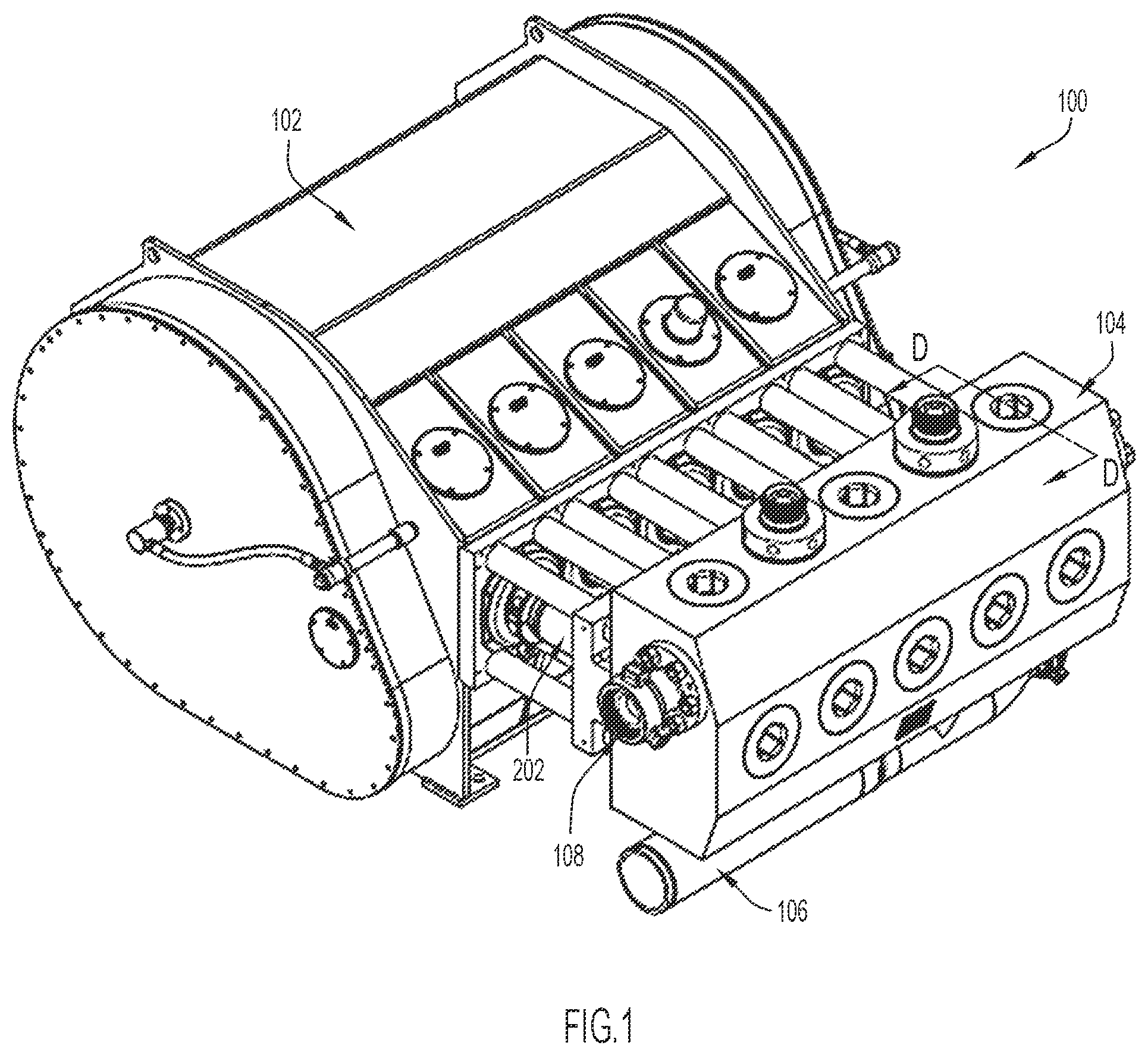 Patent US11815088 — Tension applying assembly for fluid end — Figure 1