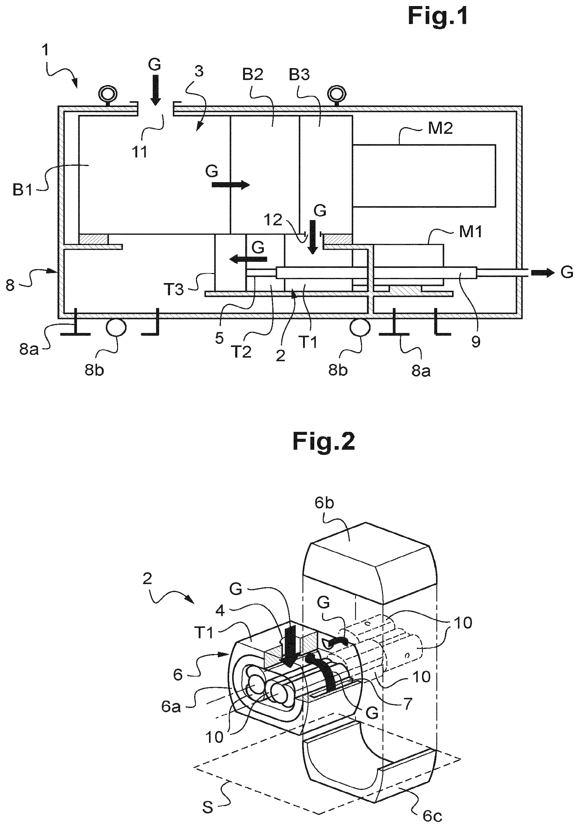 Patent US11815096 — Pump unit — Figure 1