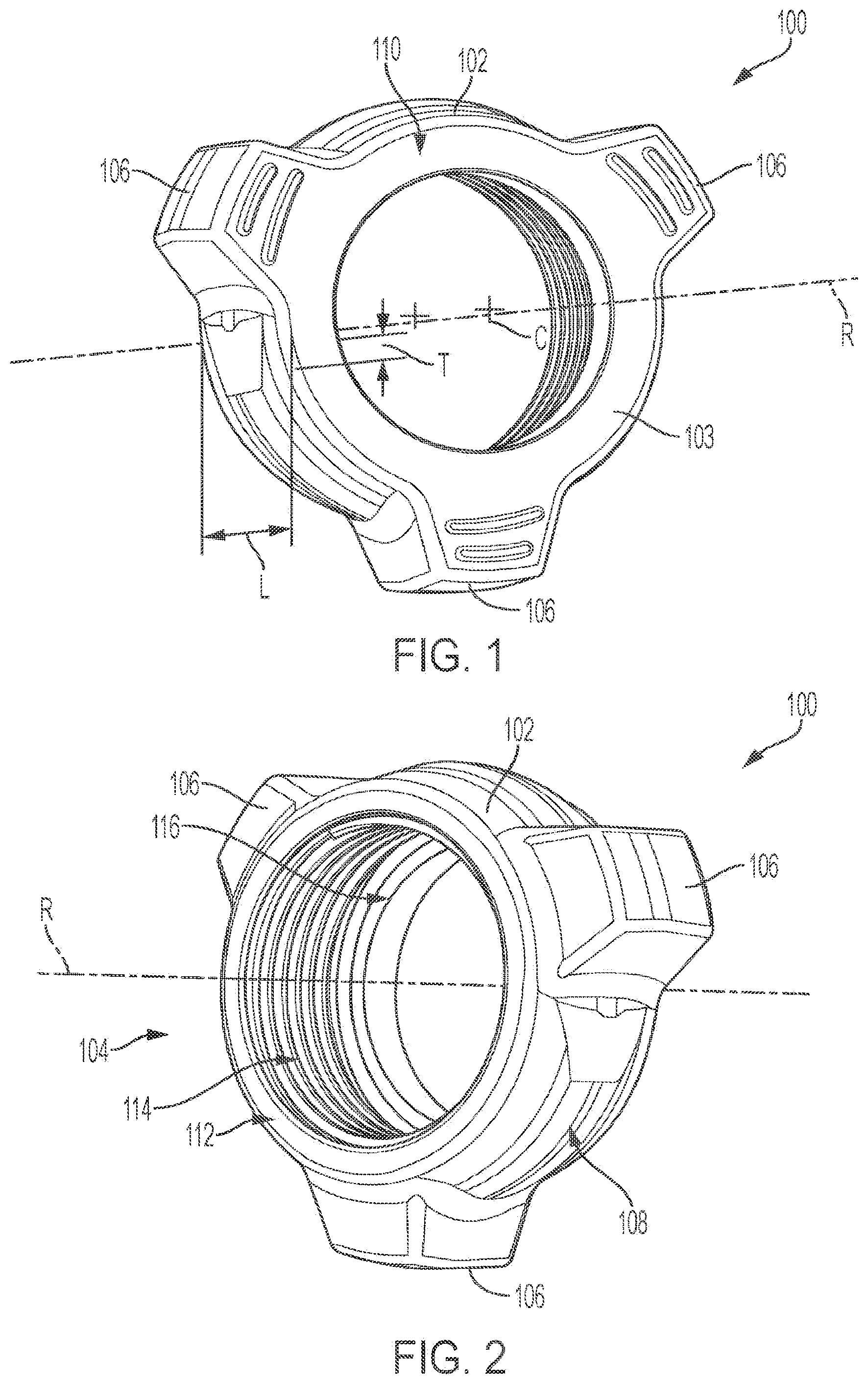 Patent US11815113 — Wing nut — Figure 1