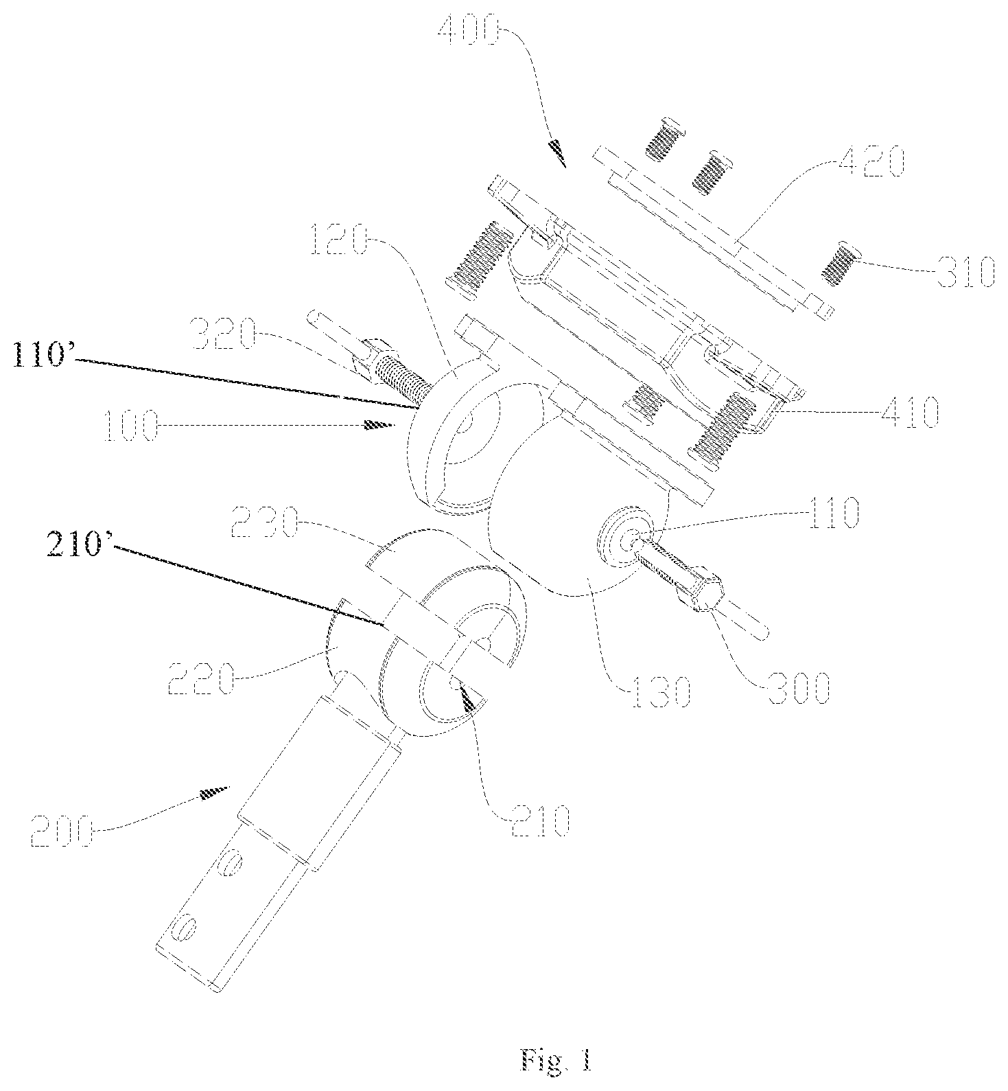 Patent US11815116 Figure 1 – Connecting structure