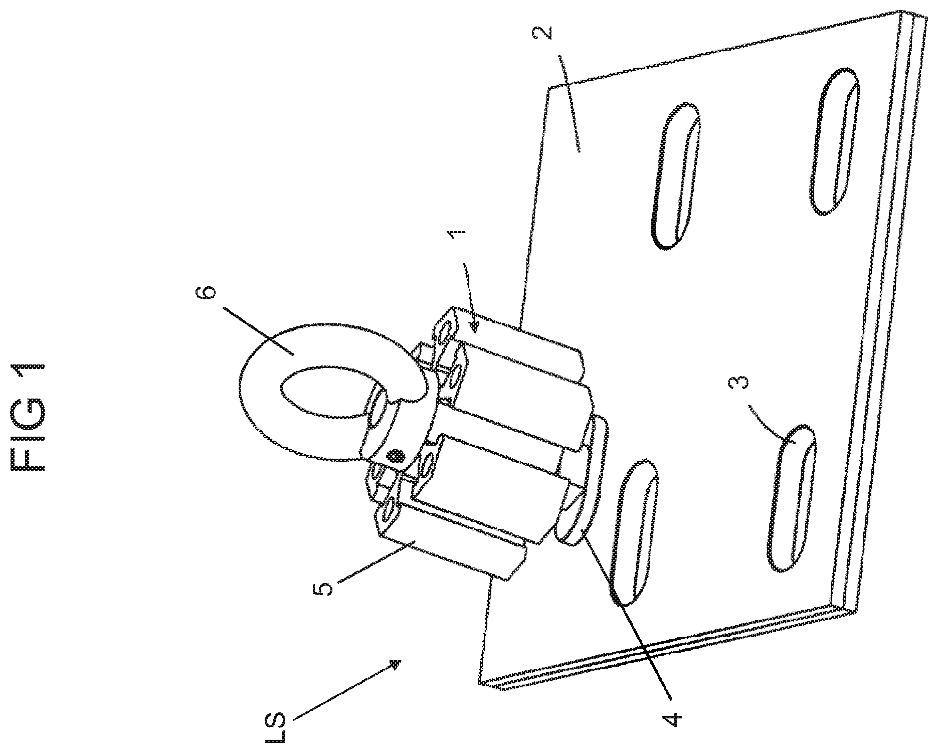 Patent US11815119 — Perforated wall system and fastening element — Figure 1
