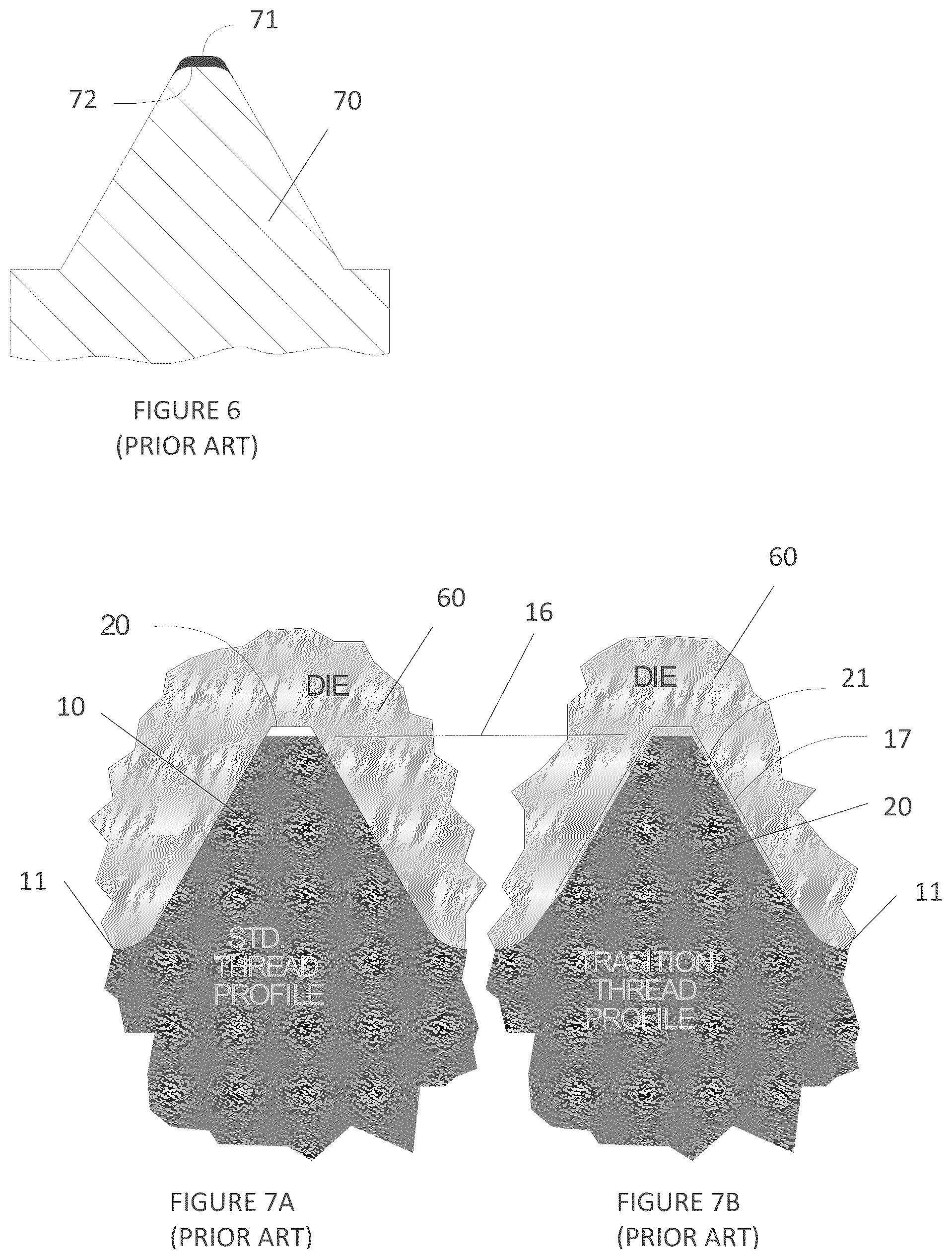 Patent US11815121 Figure 4 – Shortened fastener with locally controlled thread height