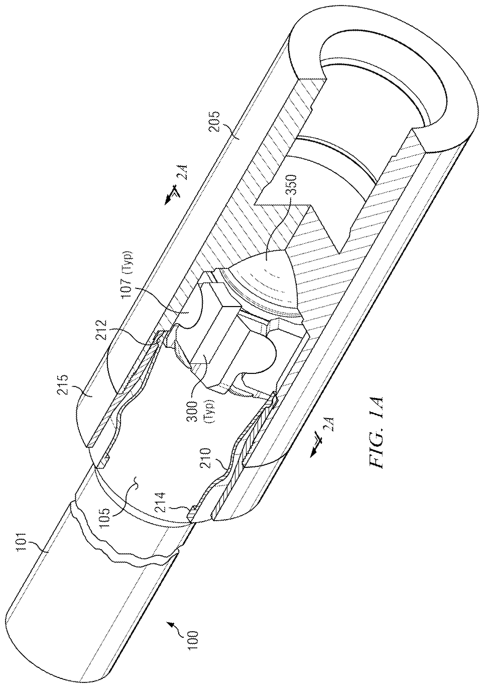 Patent US11815139 — PDM transmission with sliding contact between convex shaft pins and concave bearings surfaces — Figure 1