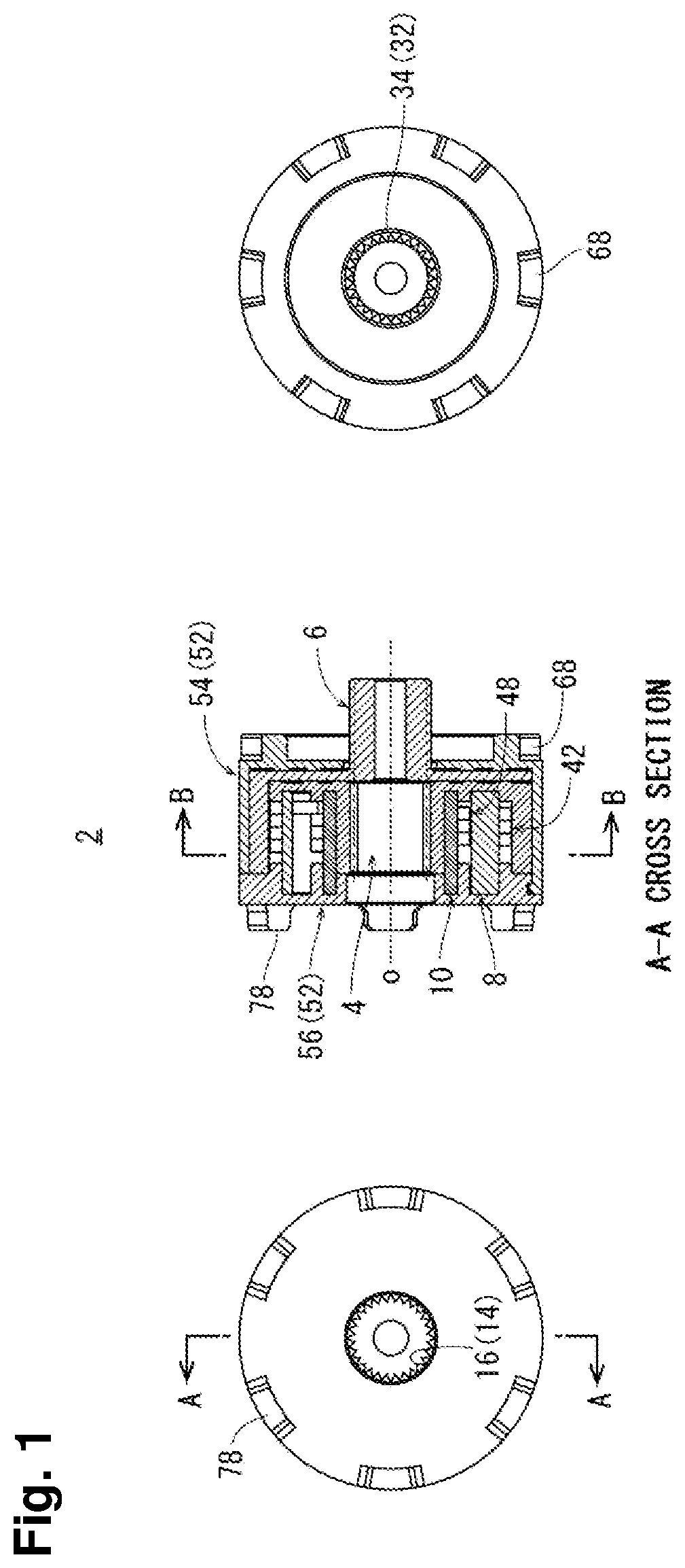 Patent US11815147 — Bidirectional torque limiter — Figure 1