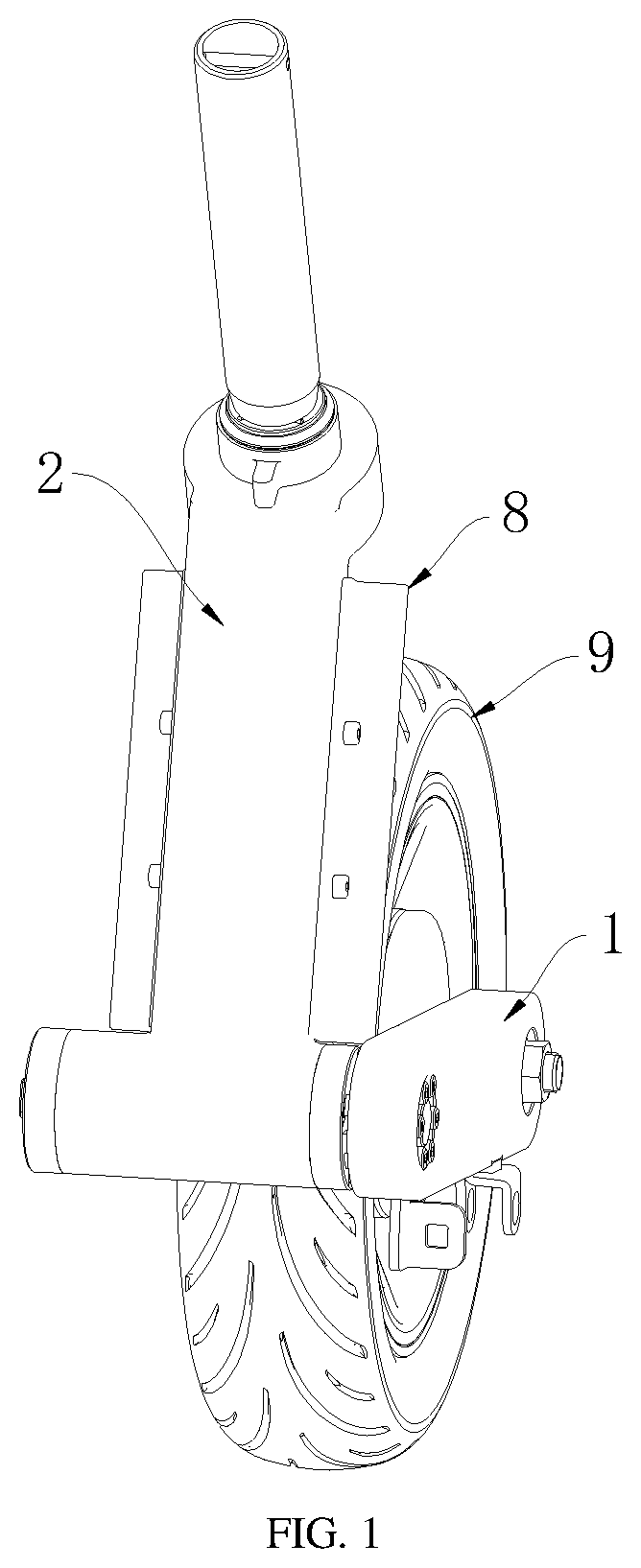 Patent US11815156 Figure 1 – Shock absorber and transportation tool
