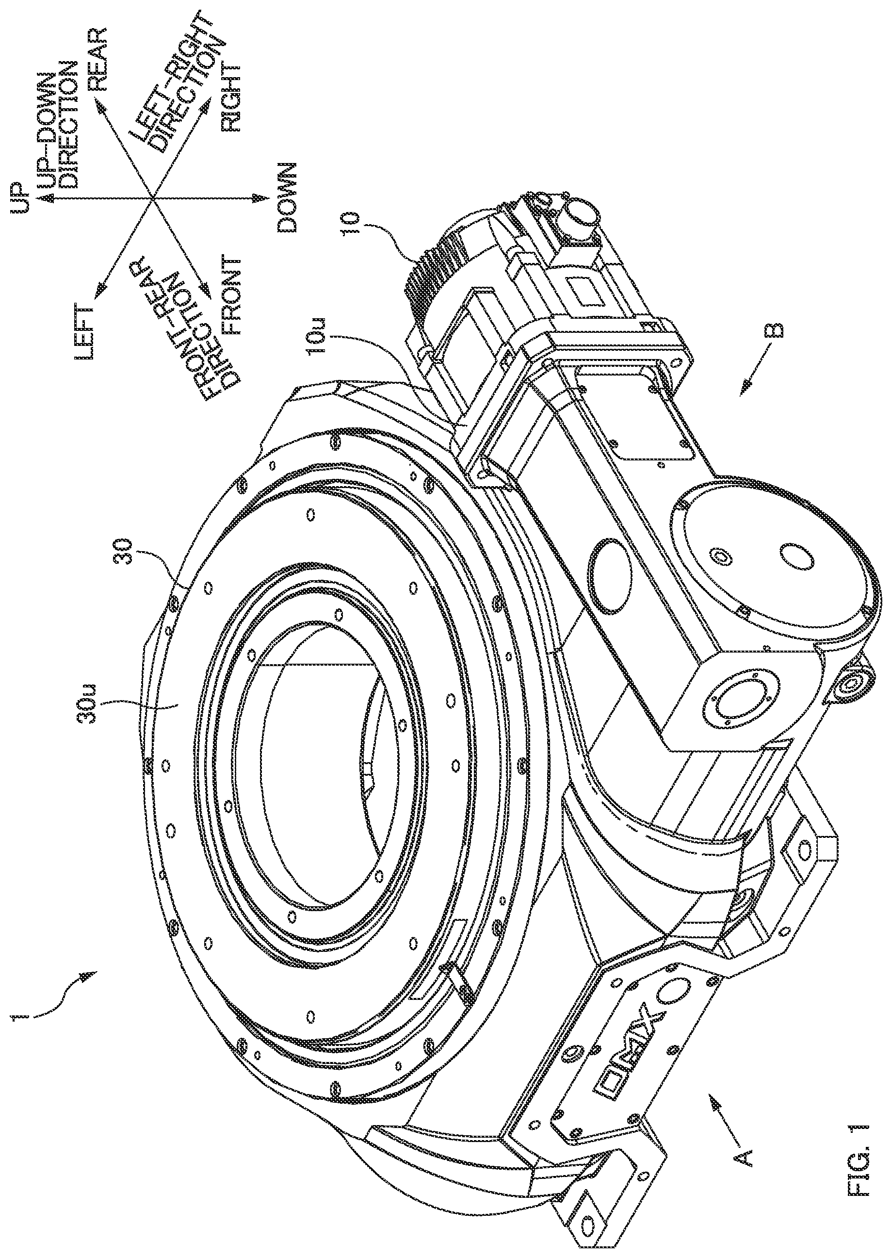 Patent US11815163 — Speed reducer — Figure 1