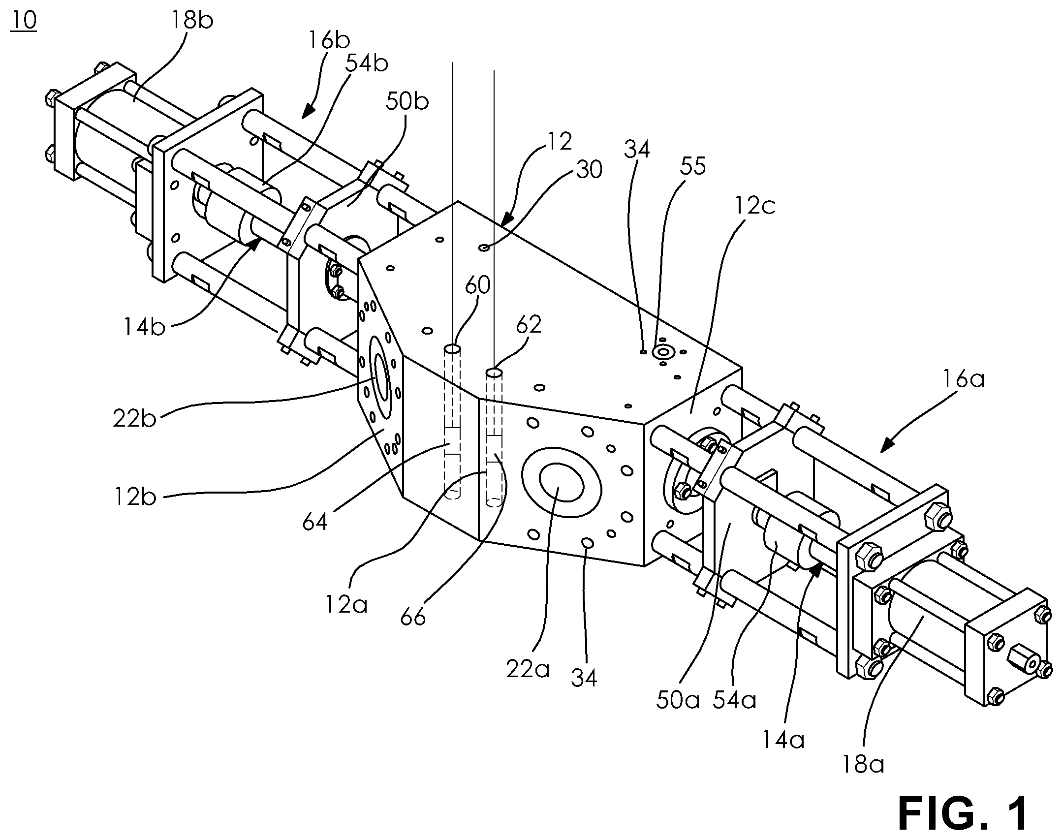 Patent US11815187 — 3-port valve — Figure 1