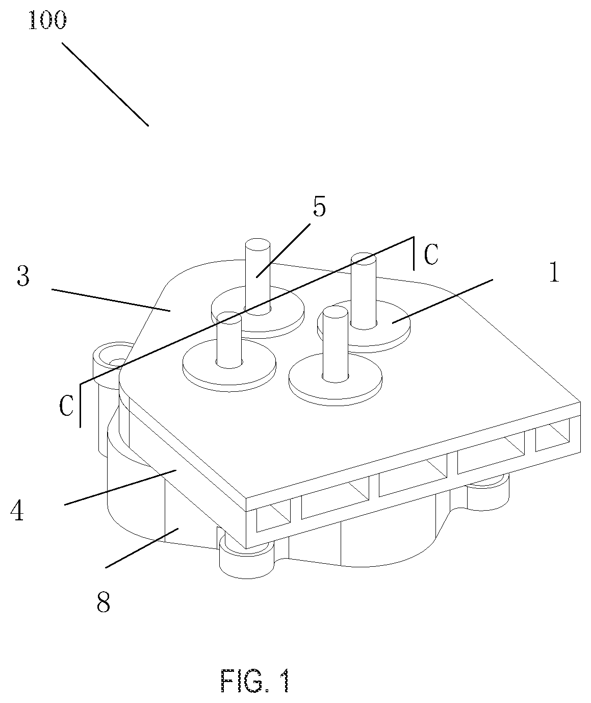 Patent US11815188 — Switching valve — Figure 1