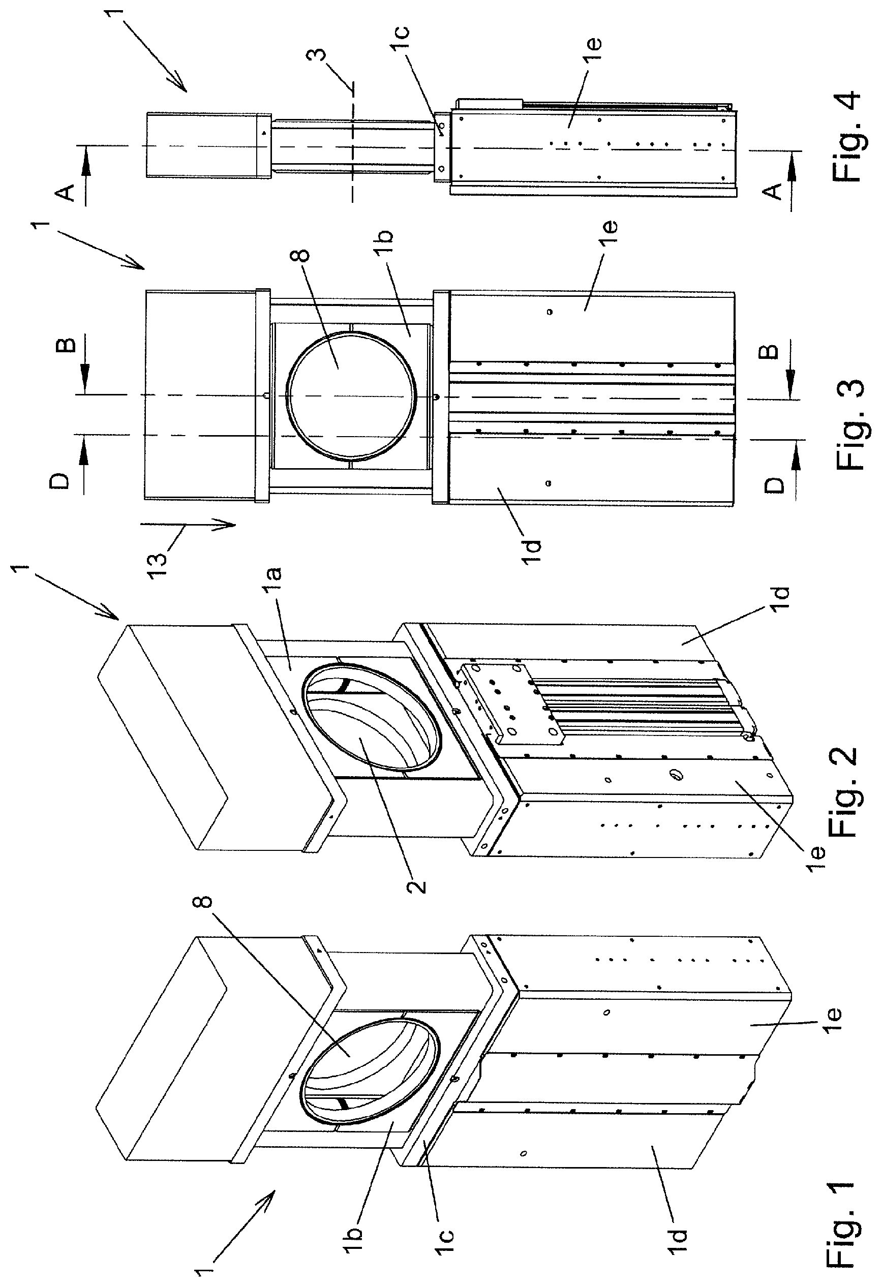Patent US11815196 — Vacuum valve — Figure 1