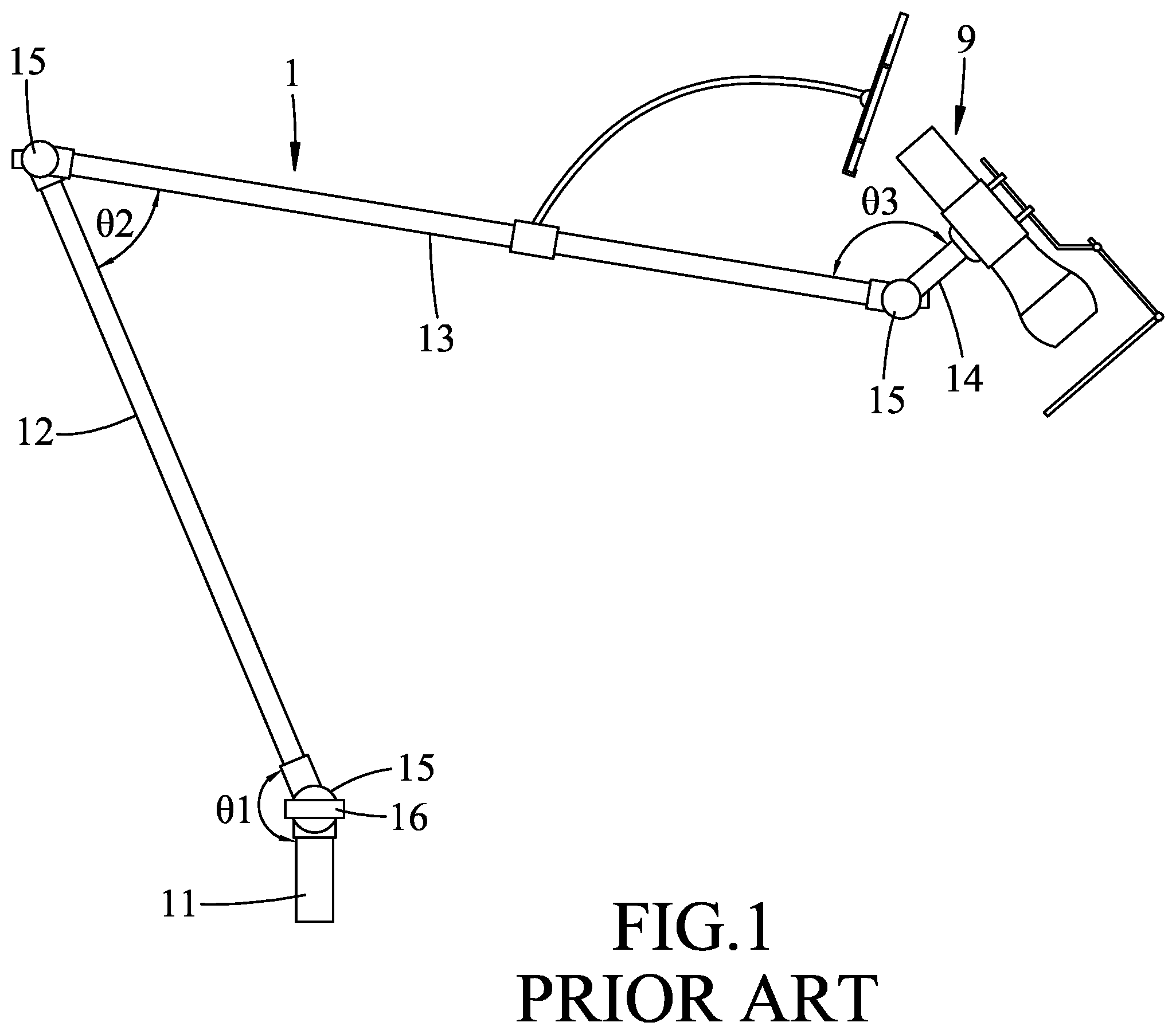 Patent US11815221 Figure 1 – Joint device of a support frame