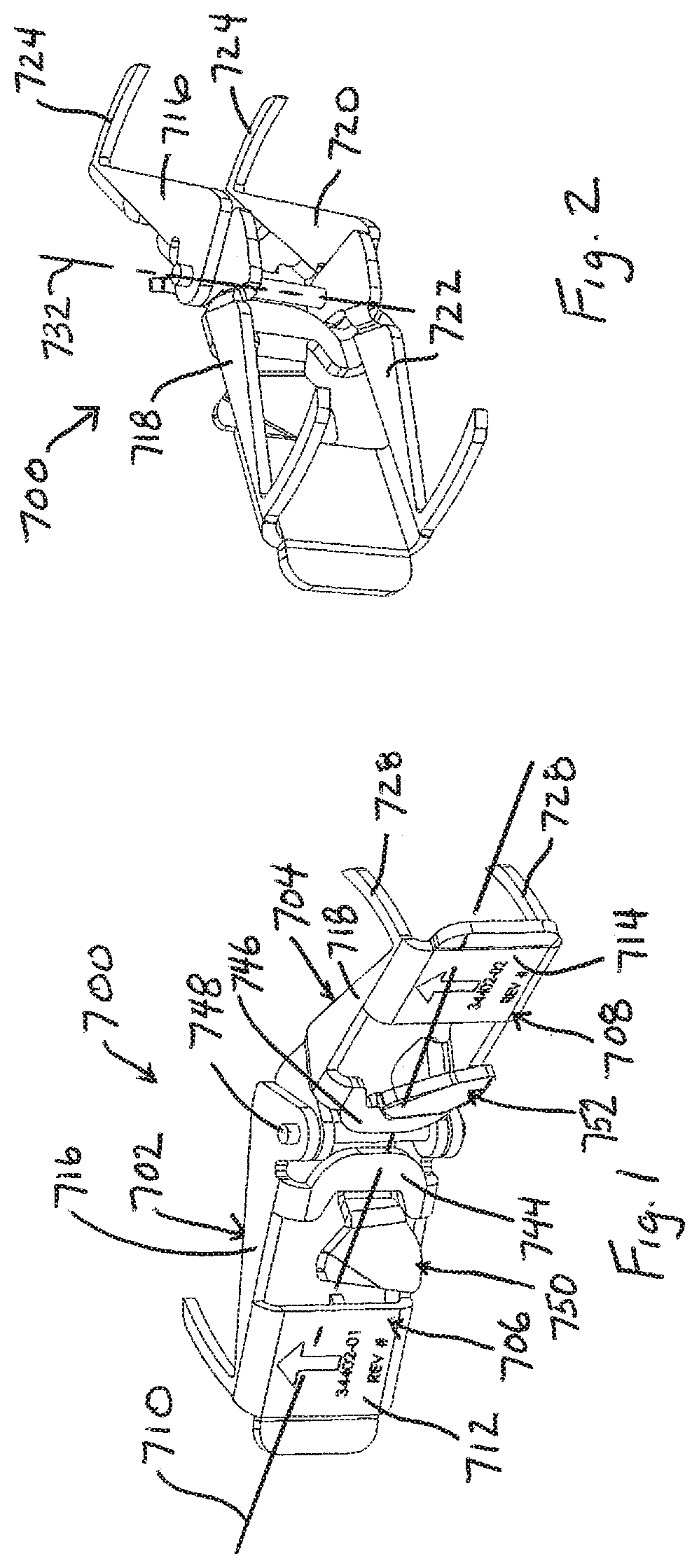 Patent US11815223 Figure 1 – Wall anchors and related wall mount systems