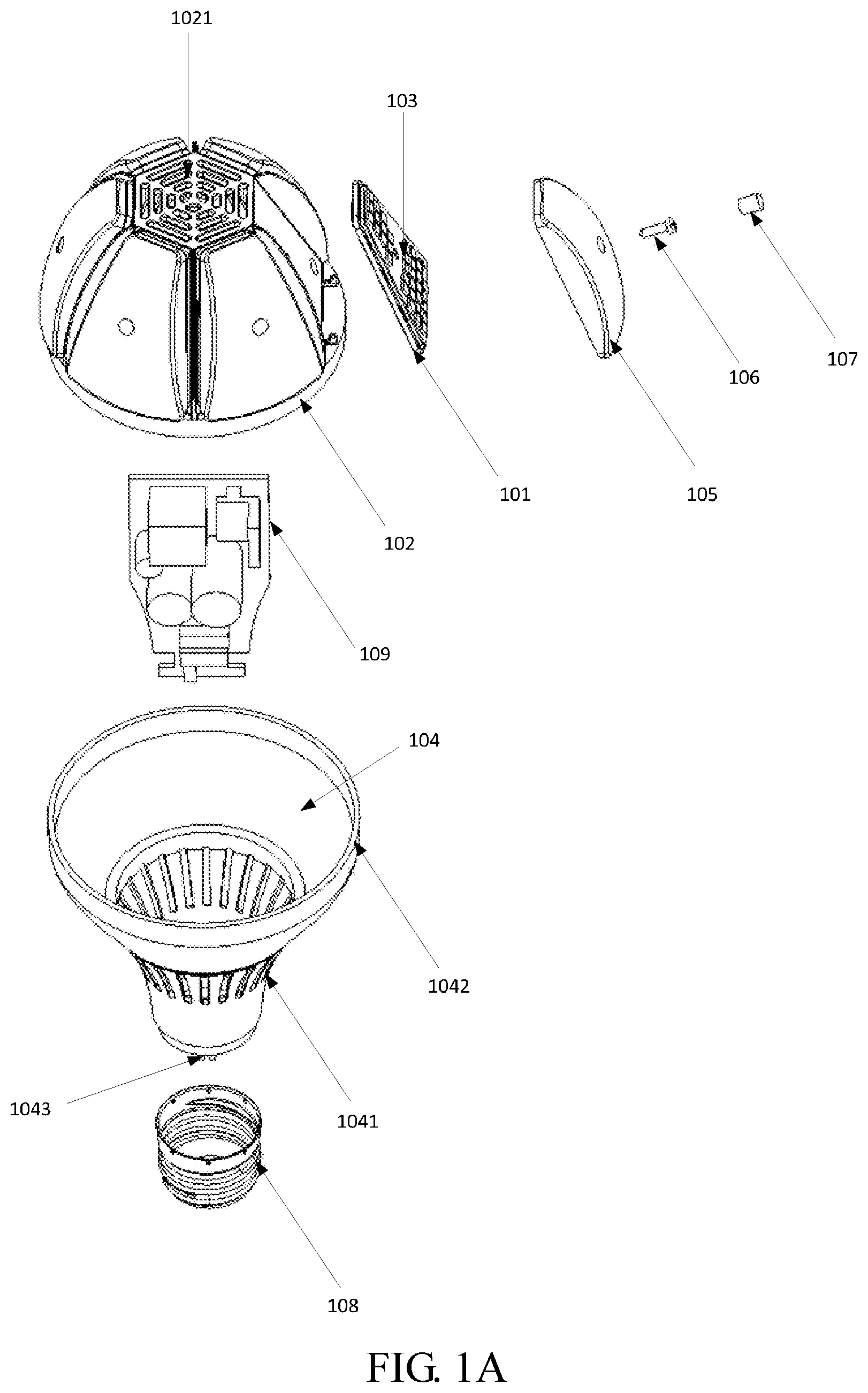 Patent US11815252 — Light-emitting device — Figure 1