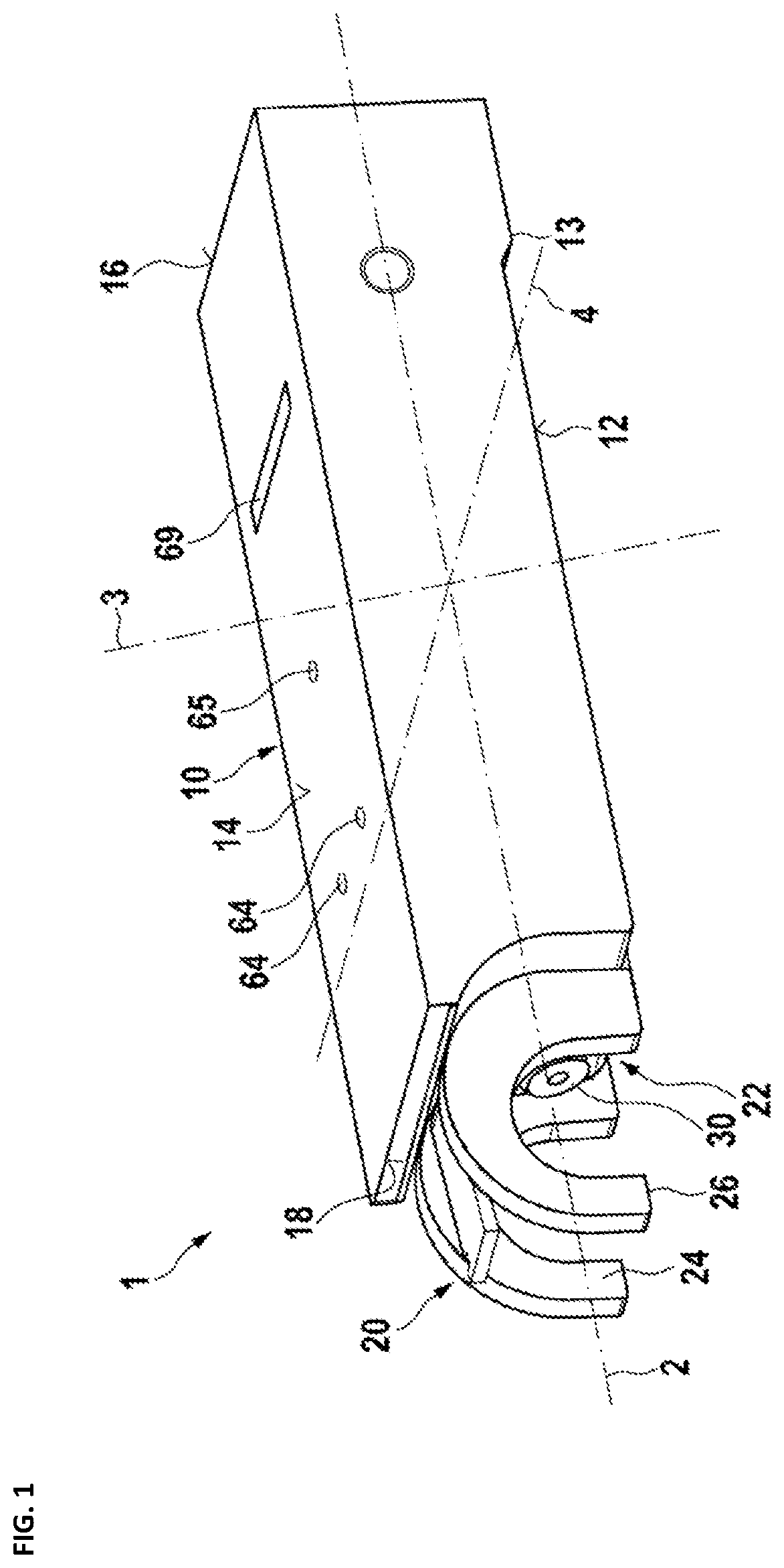 Patent US11815265 — Grate bar for stepped grate — Figure 1