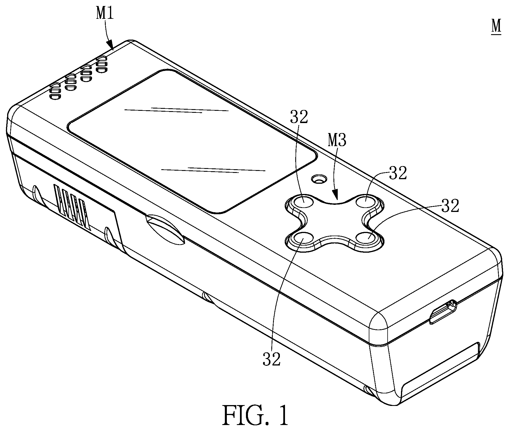Patent US11815275 — Portable electronic device for providing graphical information obtained by combining temperature humidity index with comfortability index — Figure 1
