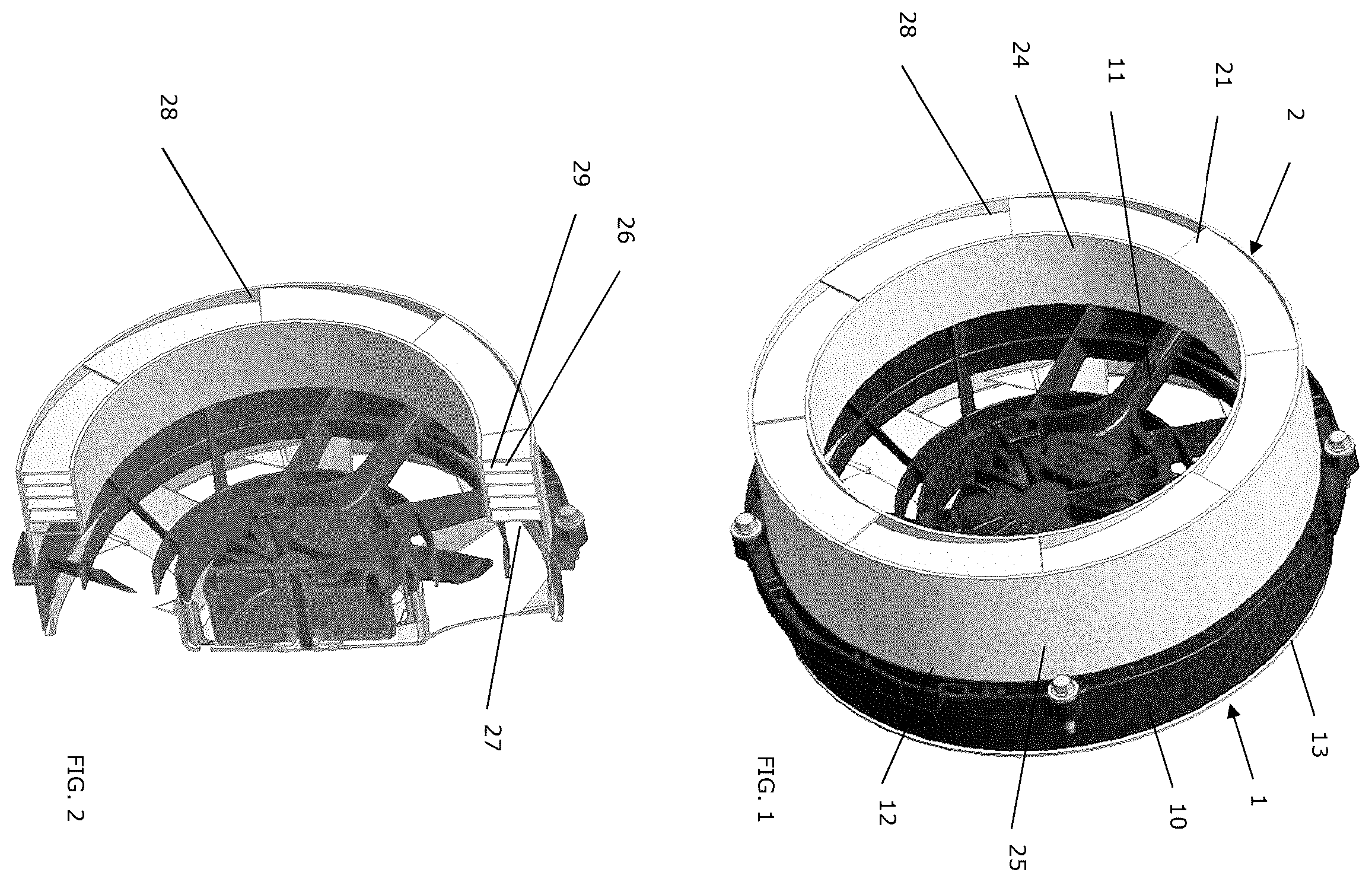 Patent US11815285 — Acoustic resonator for fan — Figure 1