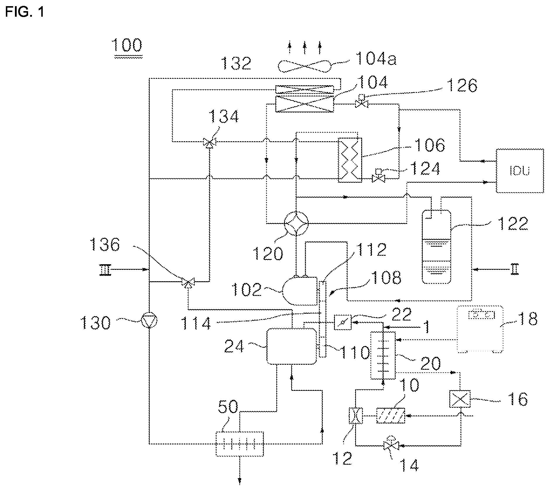 Patent US11815294 Figure 1 – Engine system