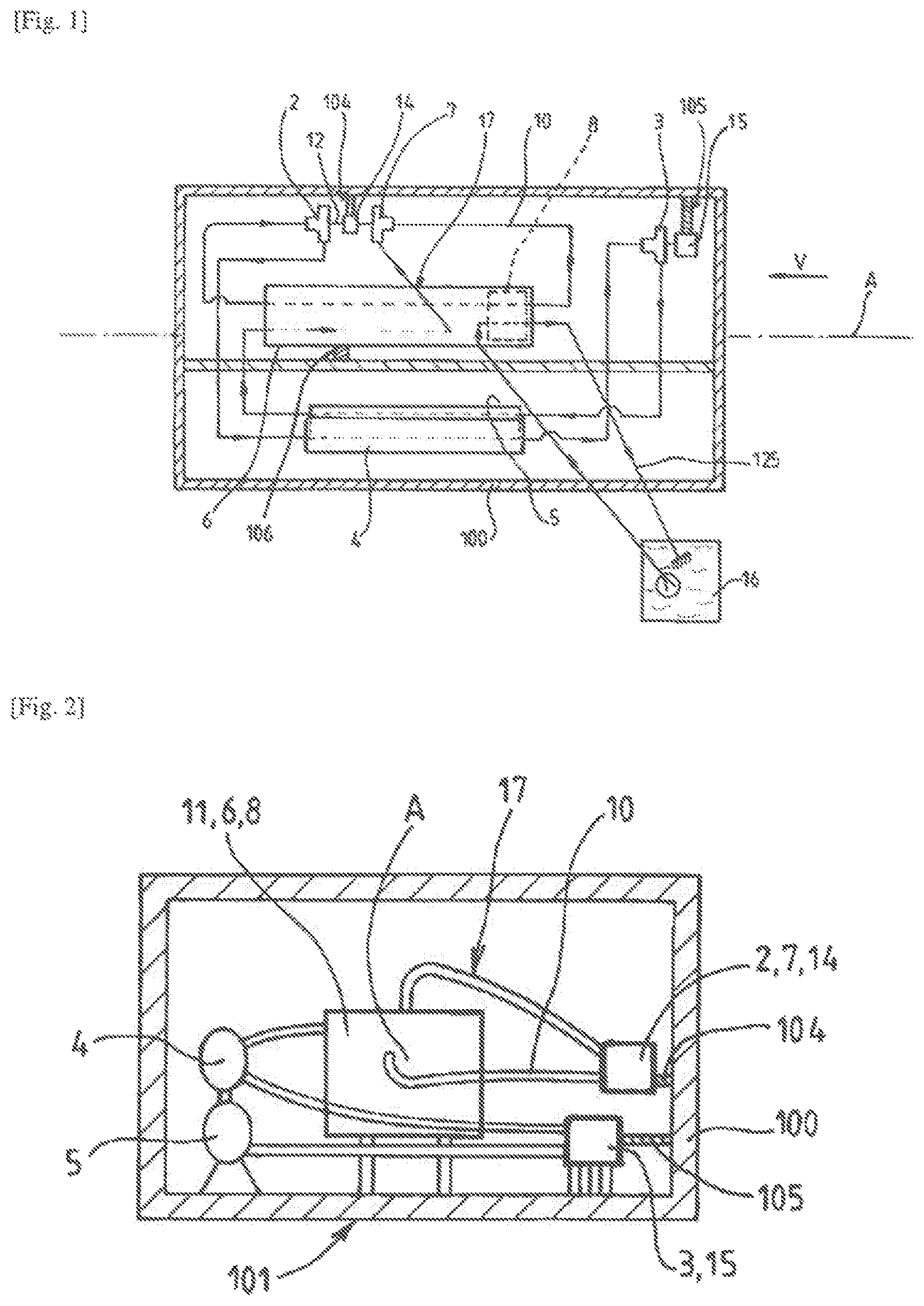 Patent US11815295 — Refrigeration device and facility — Figure 1