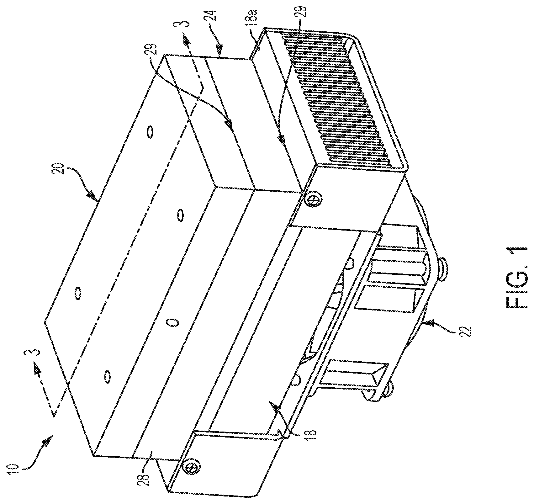 Patent US11815296 — Thermoelectric assembly sealing member with metal vapor barrier — Figure 1