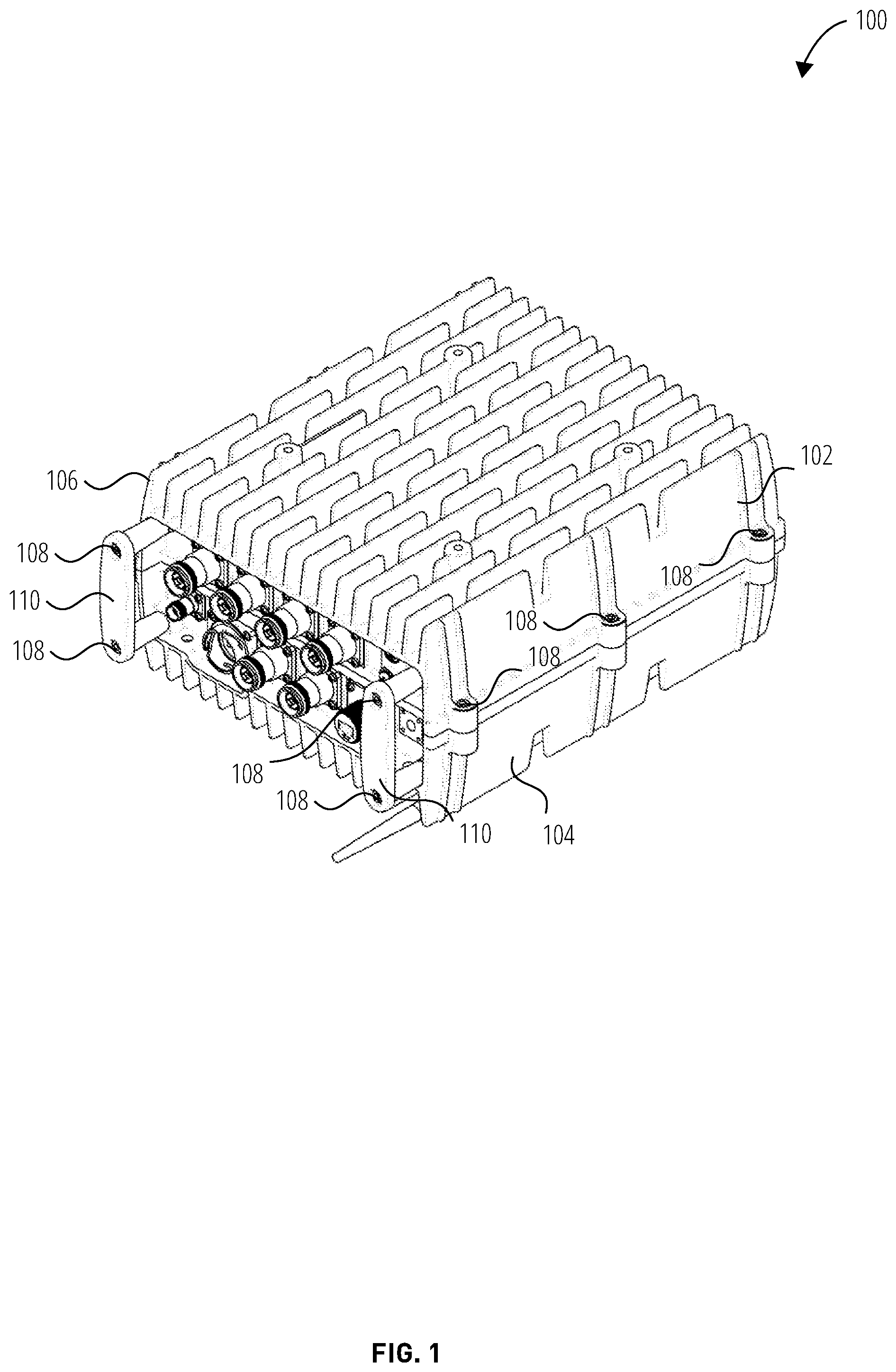 Patent US11815320 — General purpose enclosure — Figure 1