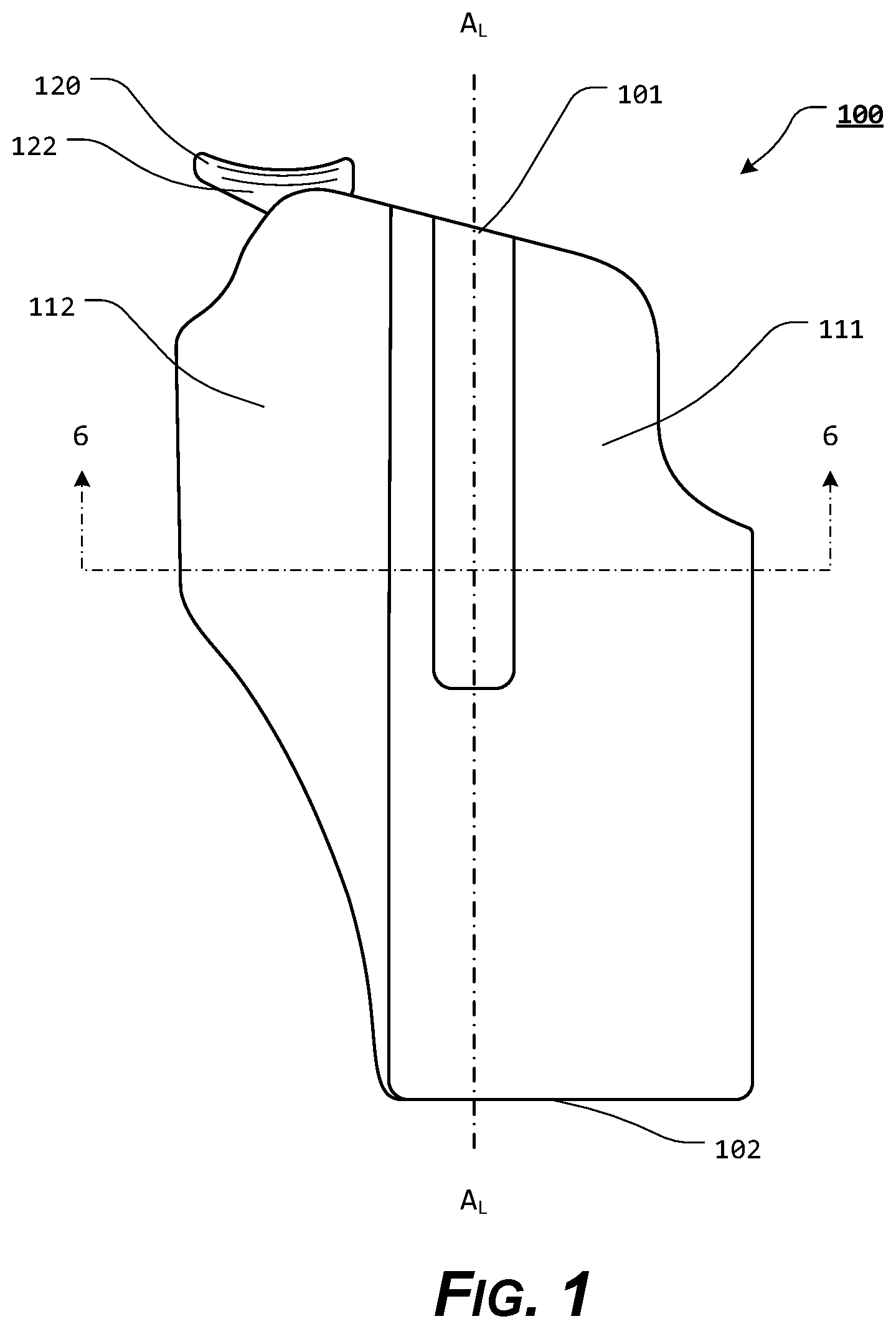 Patent US11815329 — Holster with pushrod ejection port locking element — Figure 1