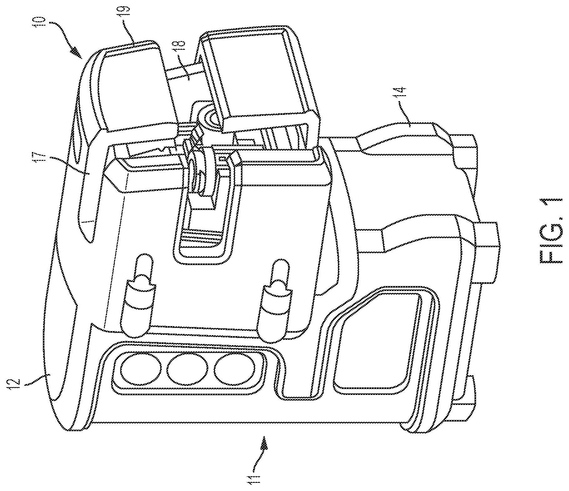 Patent US11815353 — Laser line generating device — Figure 1