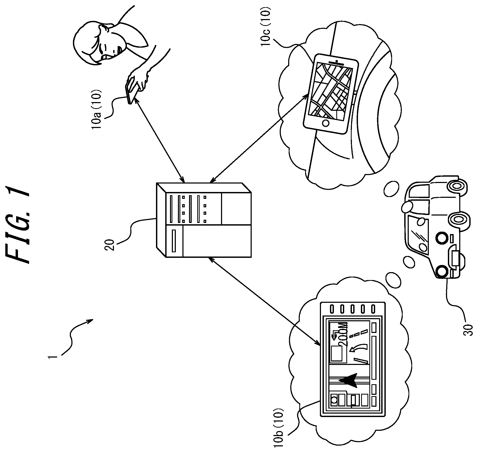 Patent US11815358 Figure 1 – Information processing apparatus, information processing system, information processing method, and vehicle
