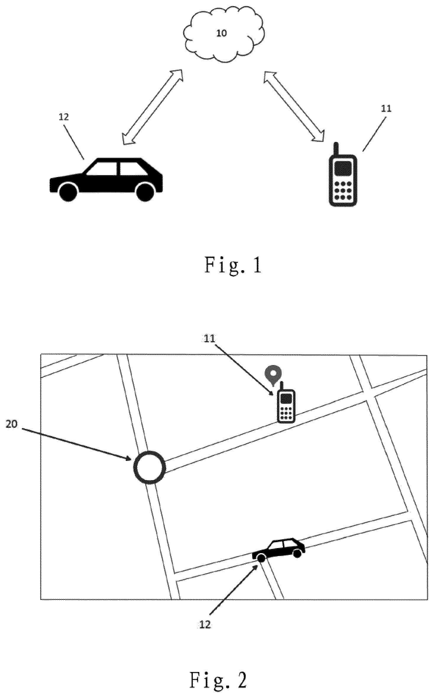 Patent US11815359 Figure 1 – Method, device and system for processing positioning information