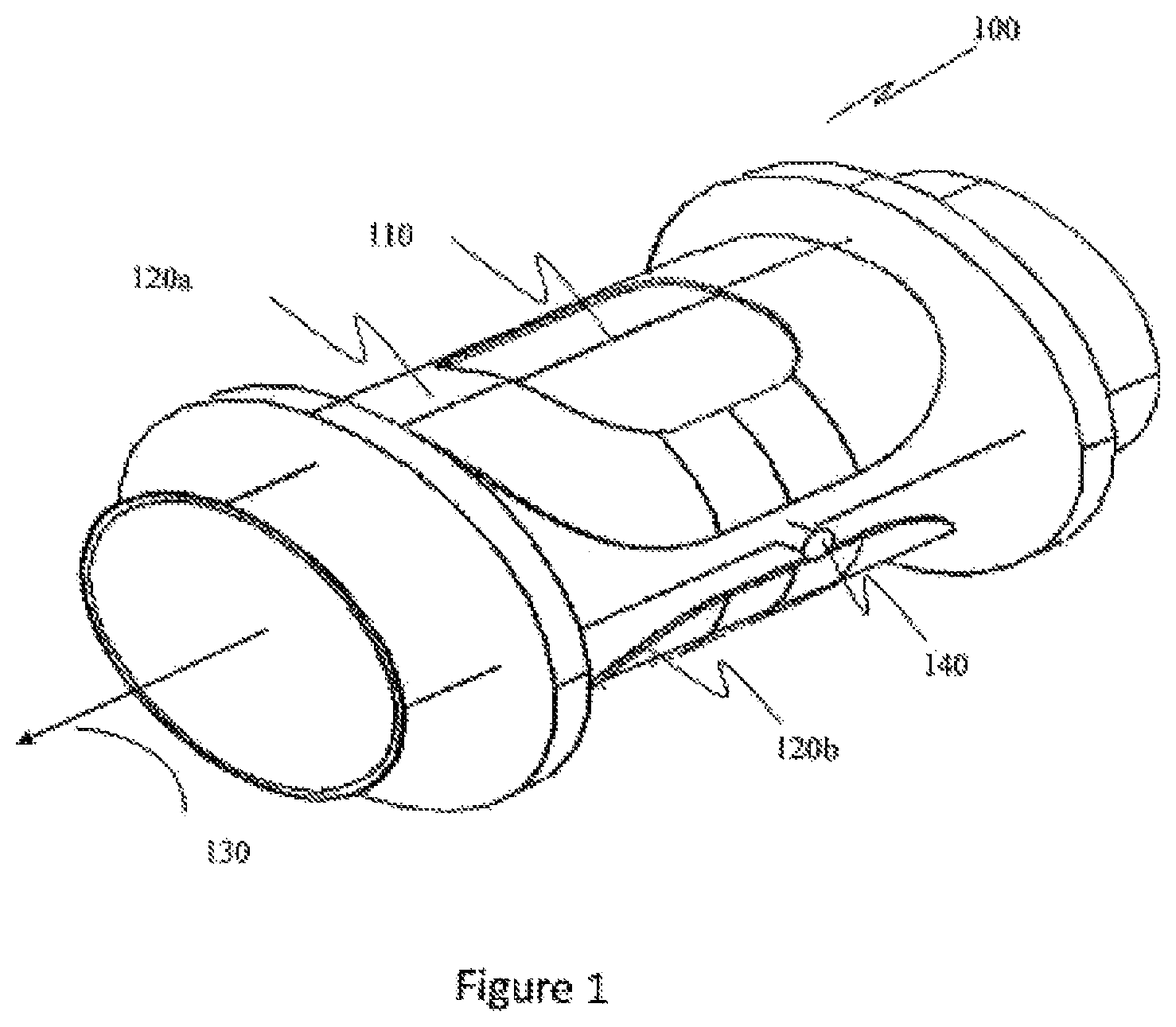 Patent US11815379 — Electromagnetic flowmeter assembly with a rotatable magnetic ring on a surface of the conduit for adjusting varying magnetic field — Figure 1