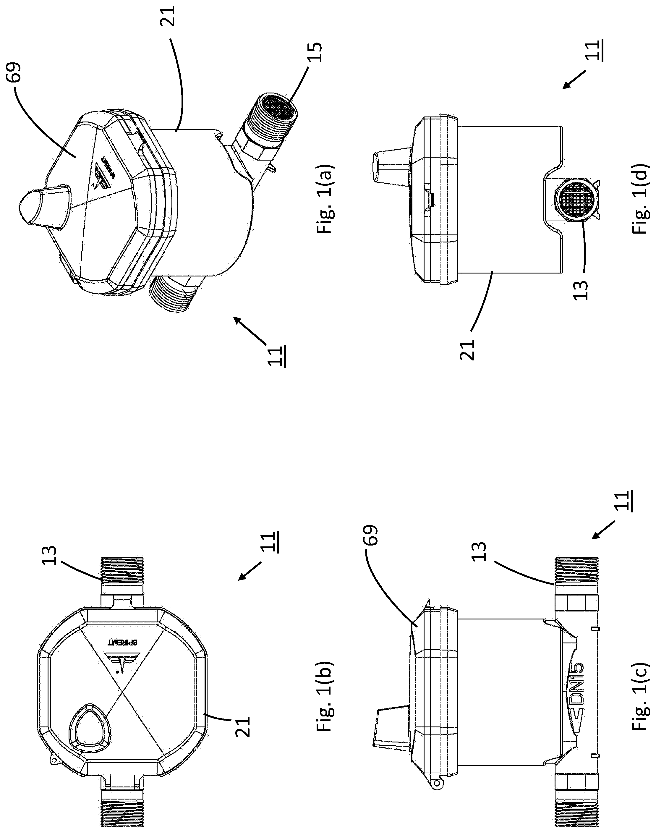 Patent US11815382 — Flow meter — Figure 1